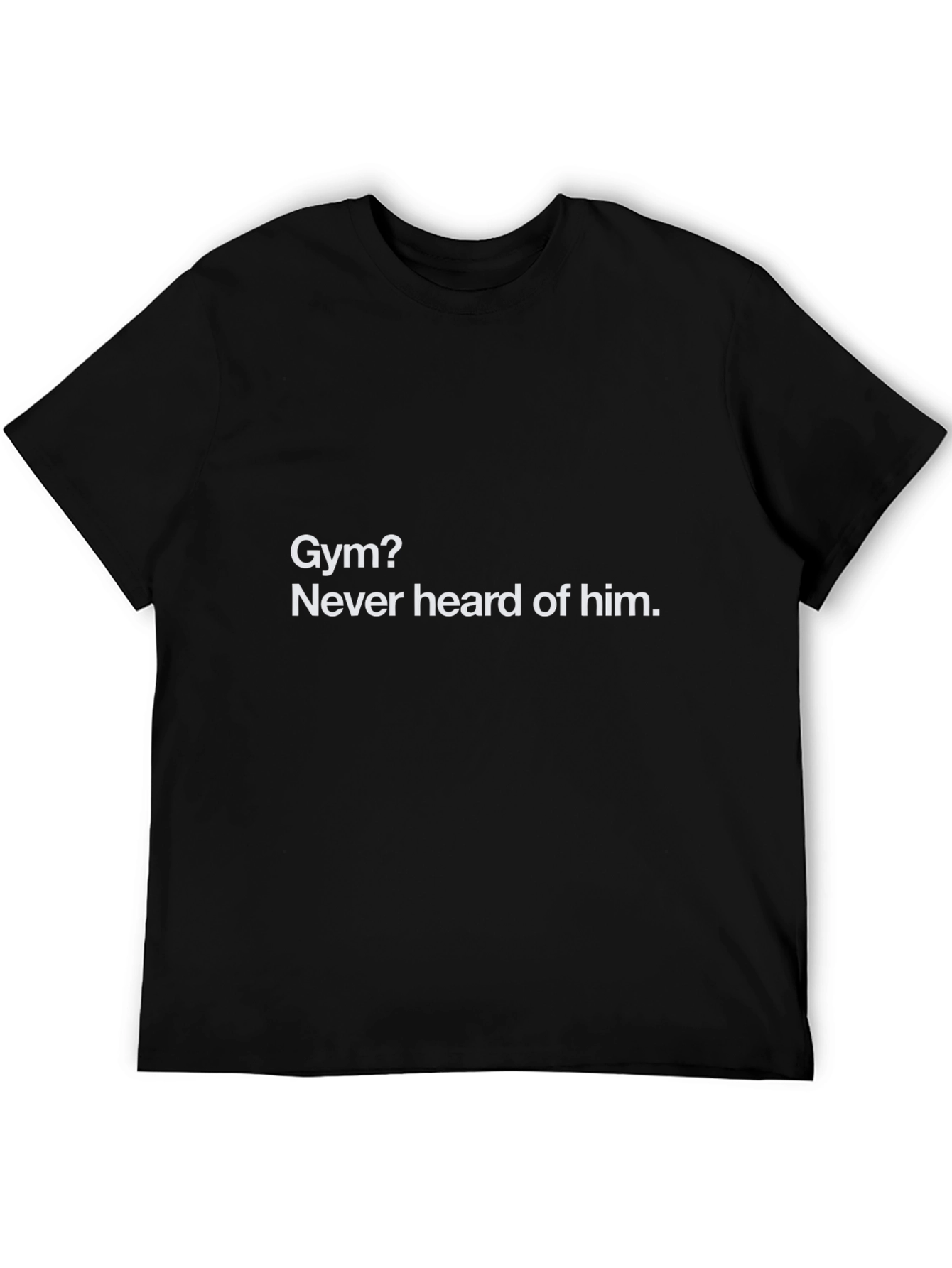 Funny Gym? Graphic Black T-Shirt
