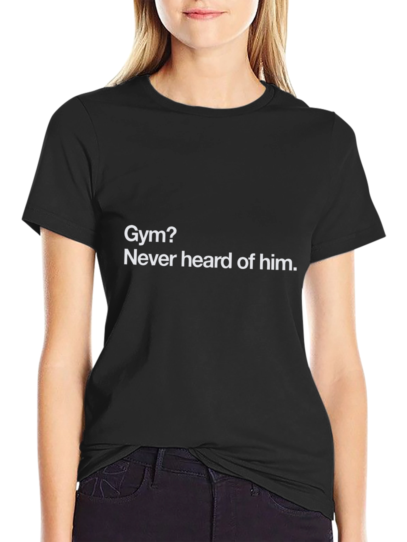 Funny Gym? Graphic Black T-Shirt