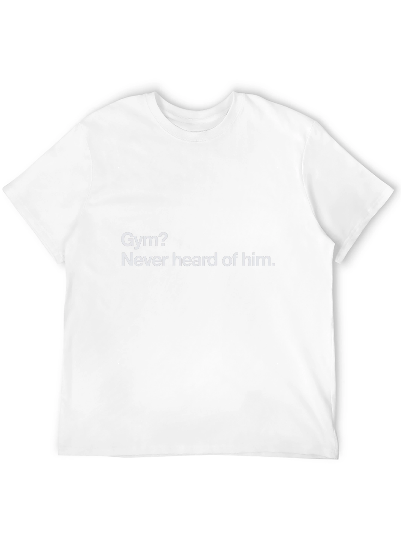 Funny Gym? Graphic Black T-Shirt
