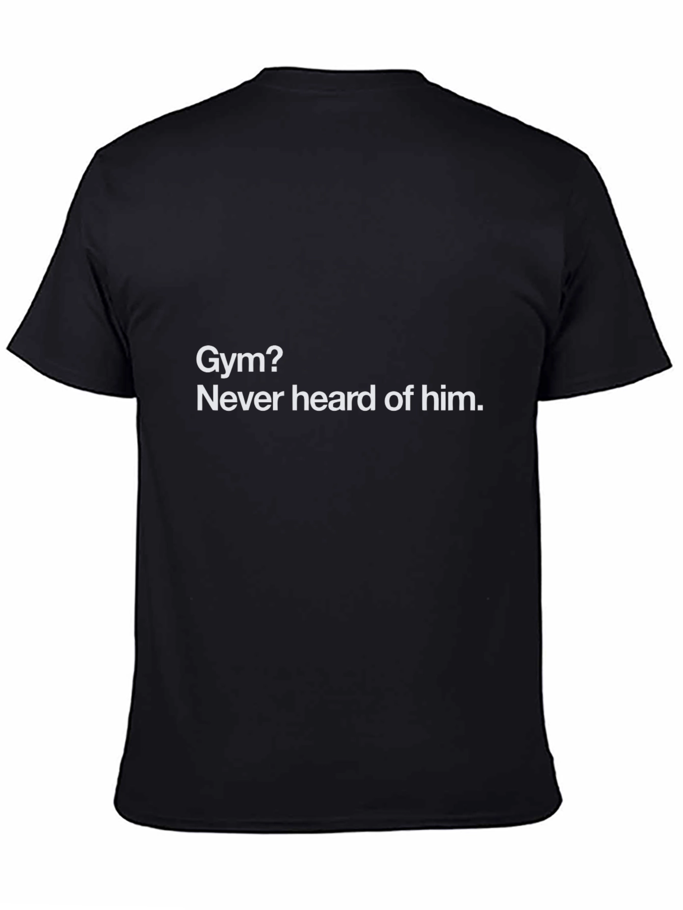 Funny Gym? Graphic Black T-Shirt