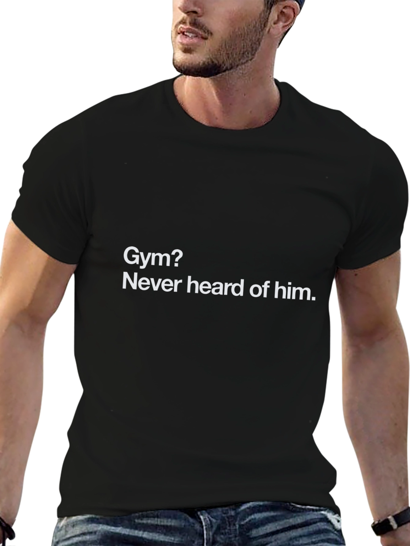 Funny Gym? Graphic Black T-Shirt