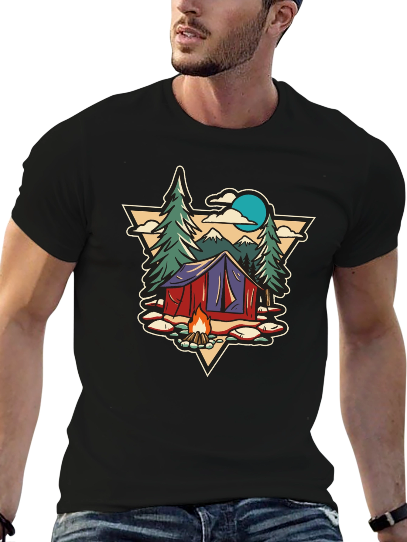Camping Adventure Graphic Tee