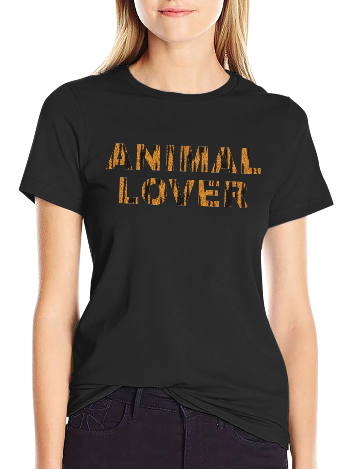 Animal Lover Graphic Tee - Black T-Shirt