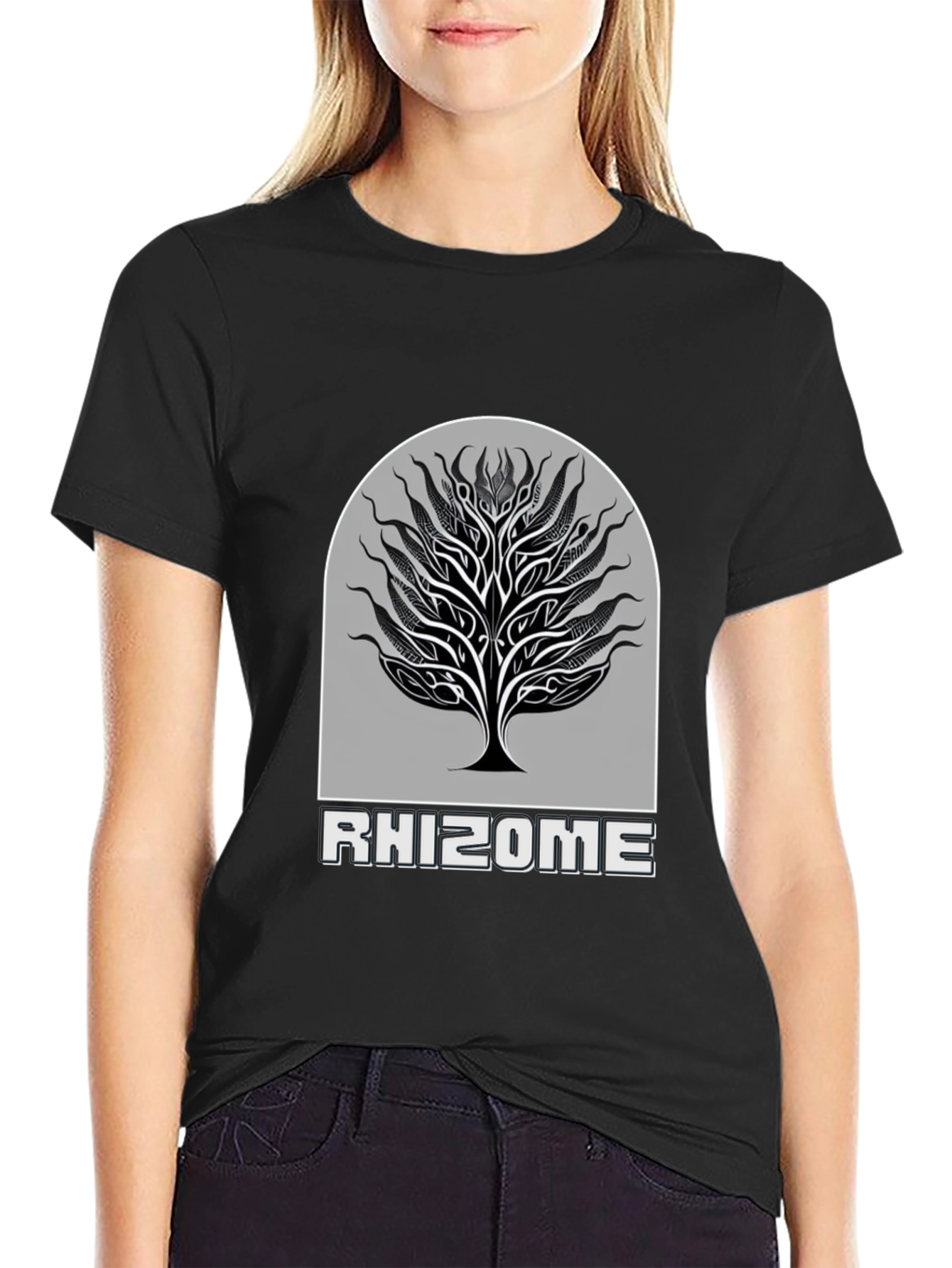 Rhizome Tree Graphic Tee - Stylish & Unique Design