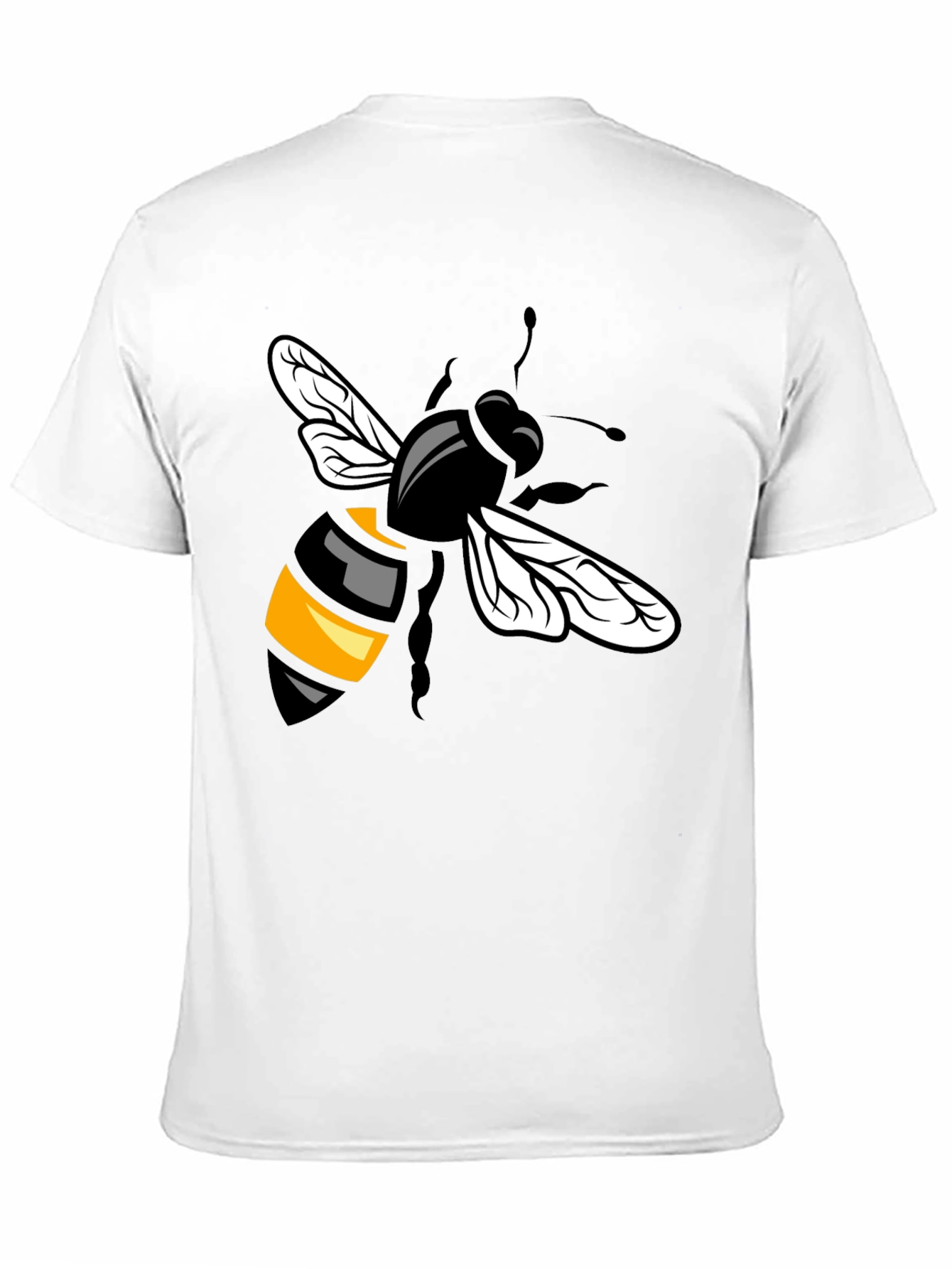 Bee Graphic T-Shirt - Black Cotton Blend