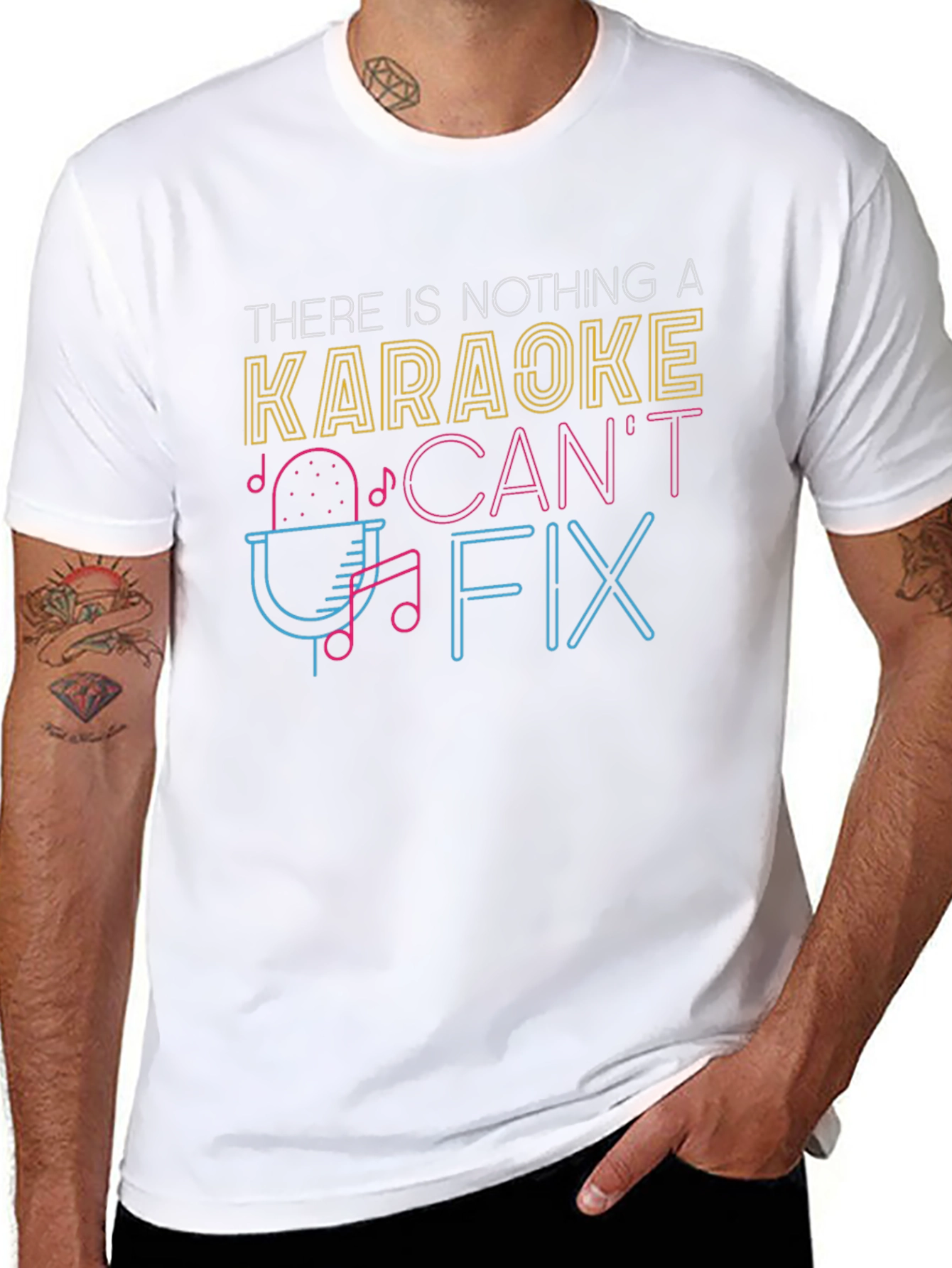 Karaoke Fix T-Shirt - Music Lover Apparel