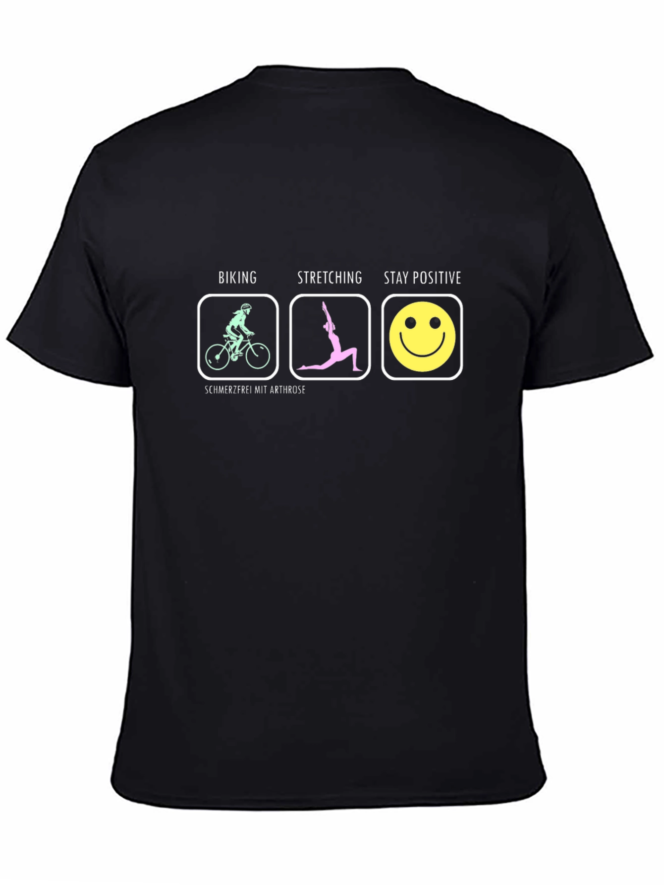 Biking Stretching Positive T-Shirt