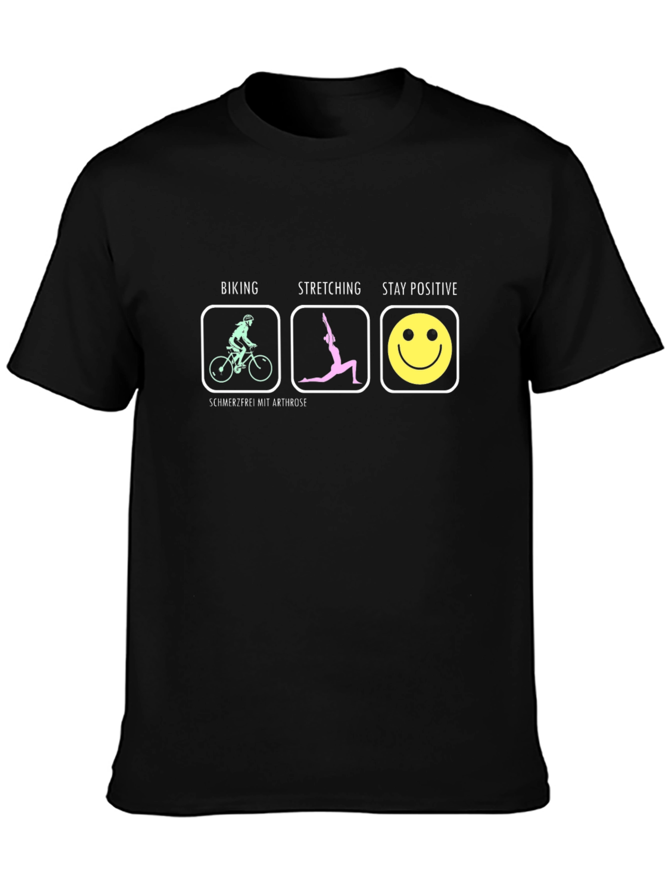 Biking Stretching Positive T-Shirt