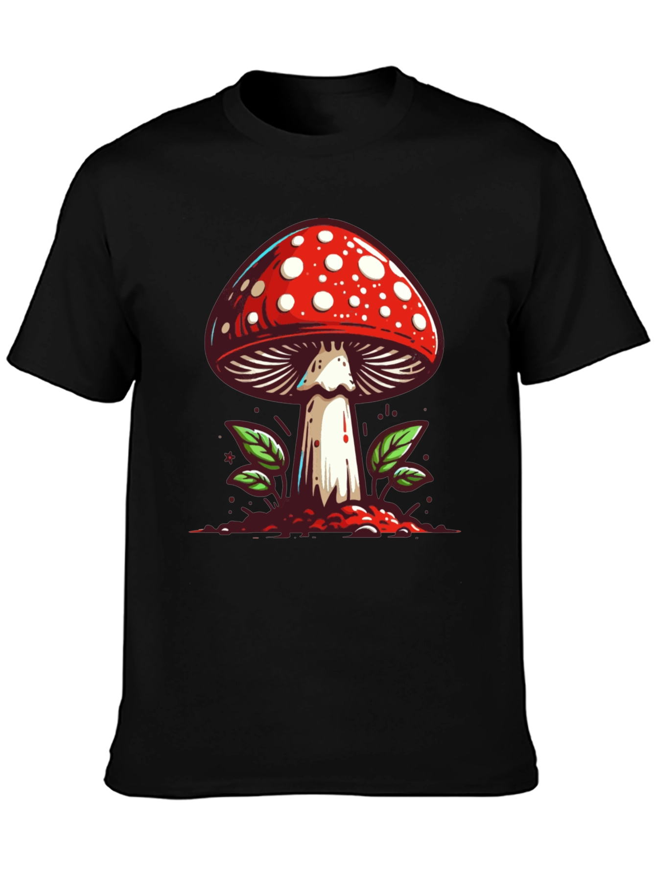 Mushroom Graphic Tee - Funky Fungi Fashion