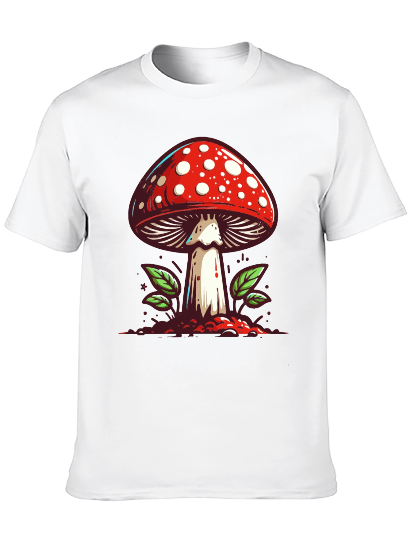 Mushroom Graphic Tee - Funky Fungi Fashion