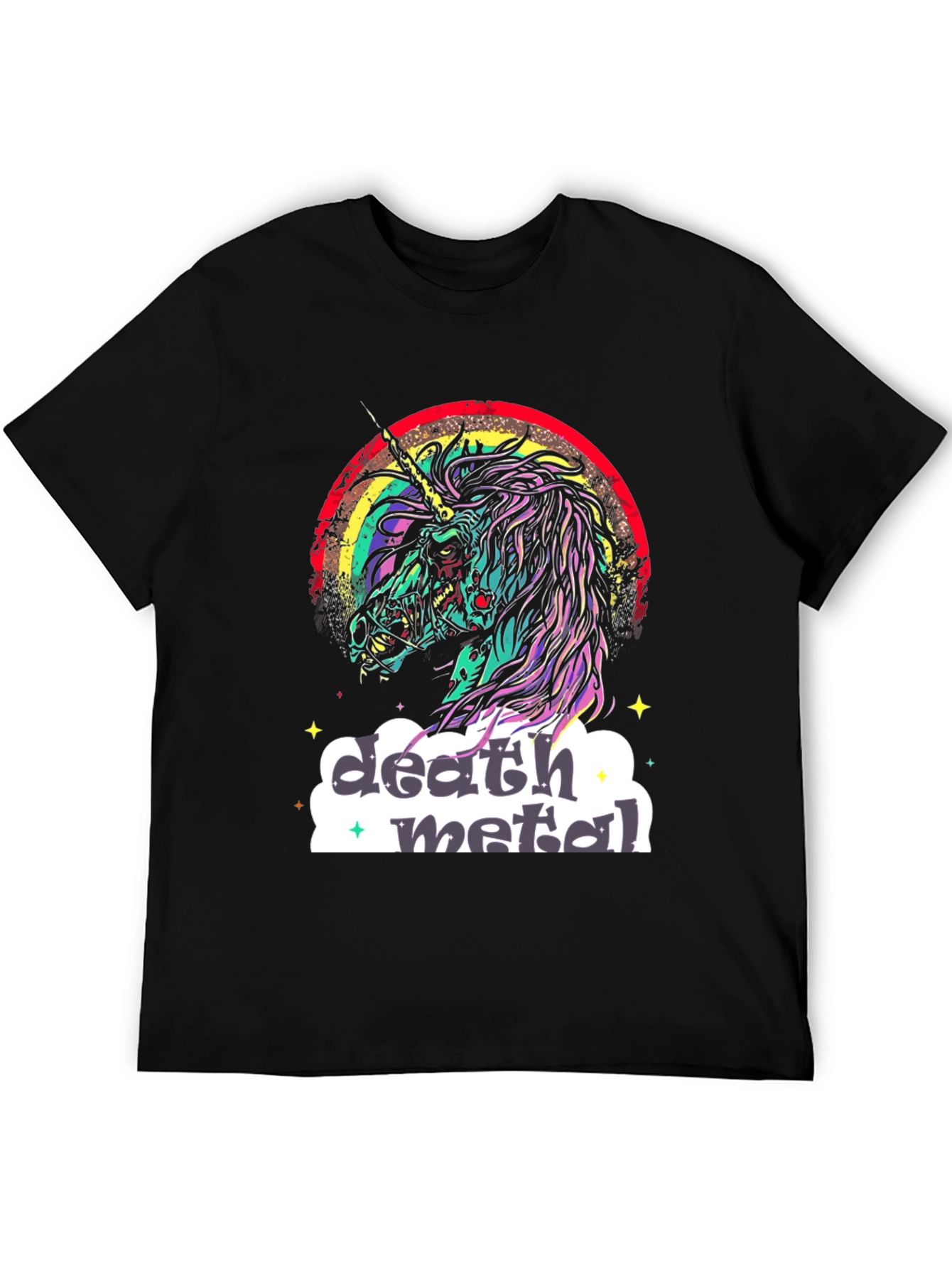 Death Metal Zombie Unicorn T-Shirt
