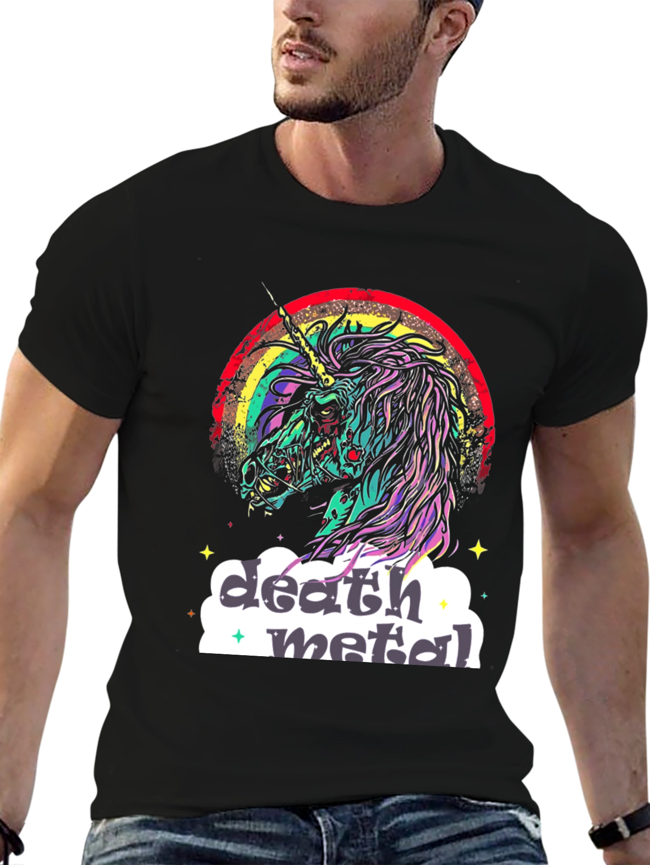 Death Metal Zombie Unicorn T-Shirt