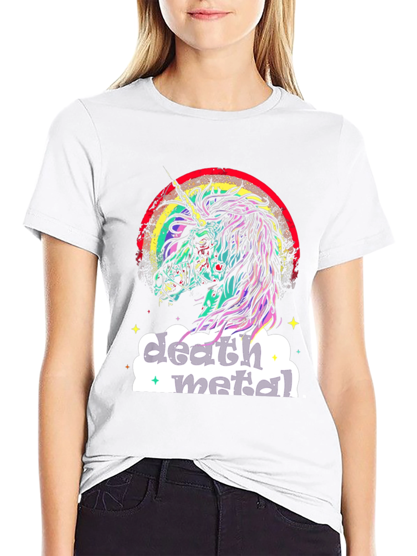 Death Metal Zombie Unicorn T-Shirt