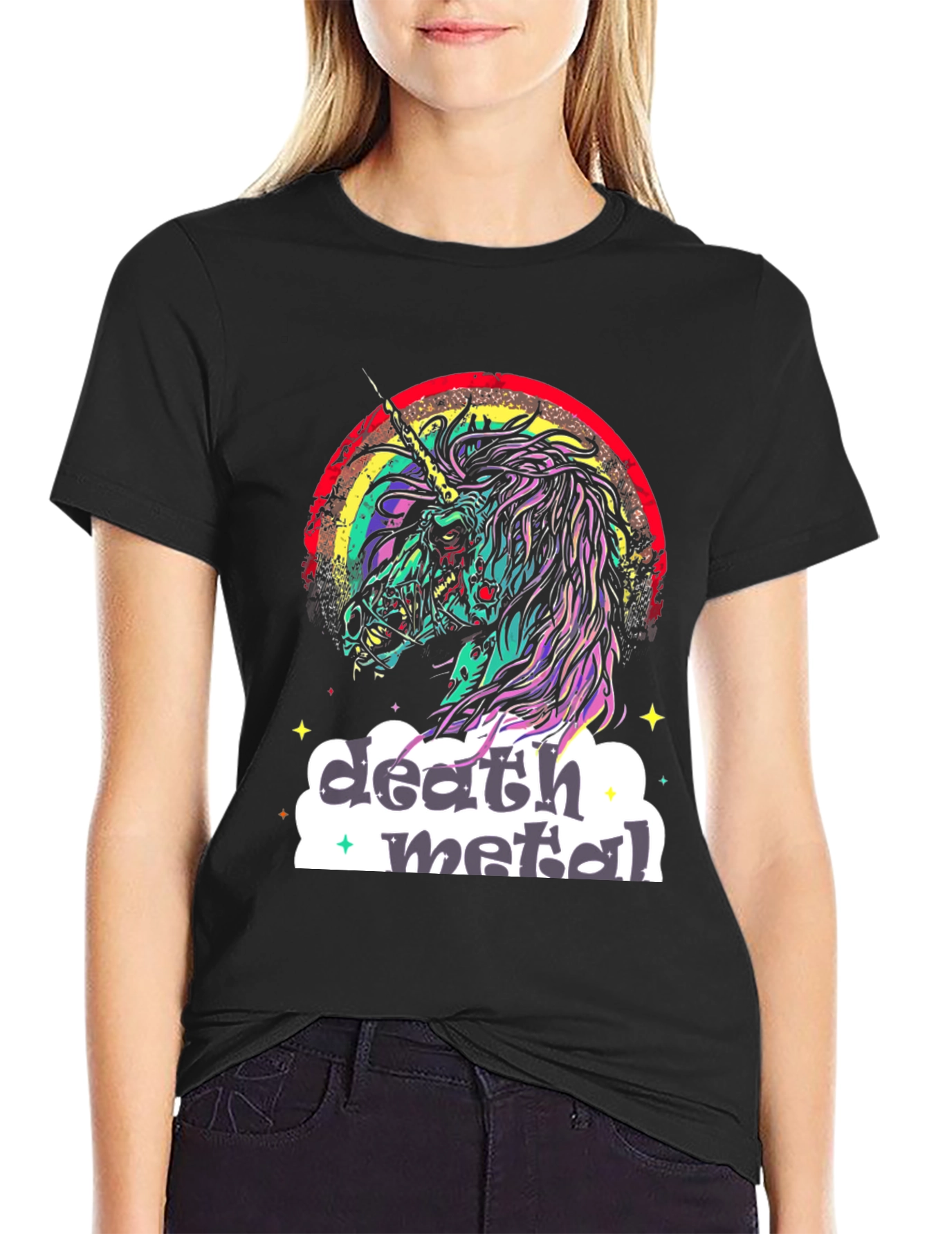 Death Metal Zombie Unicorn T-Shirt