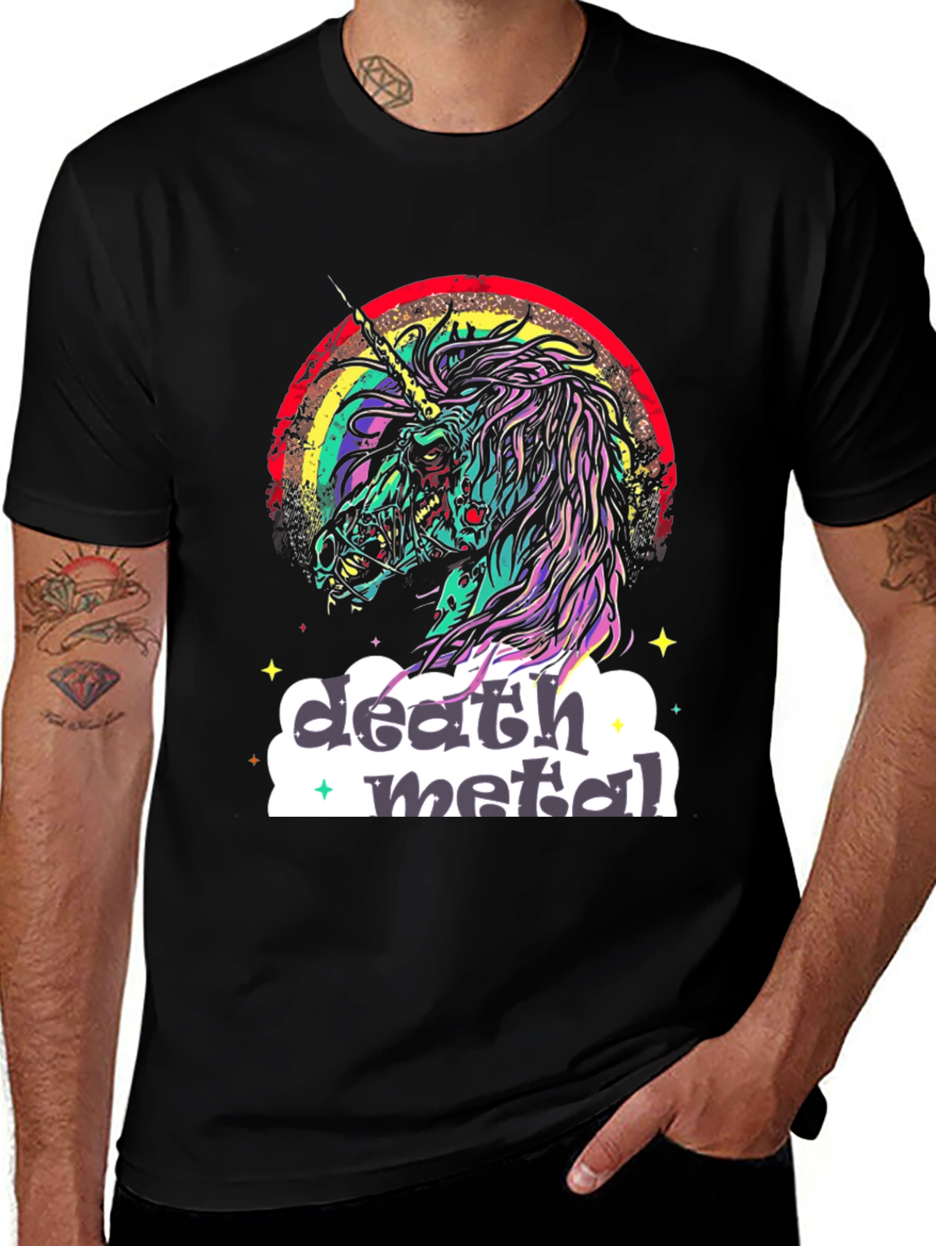 Death Metal Zombie Unicorn T-Shirt