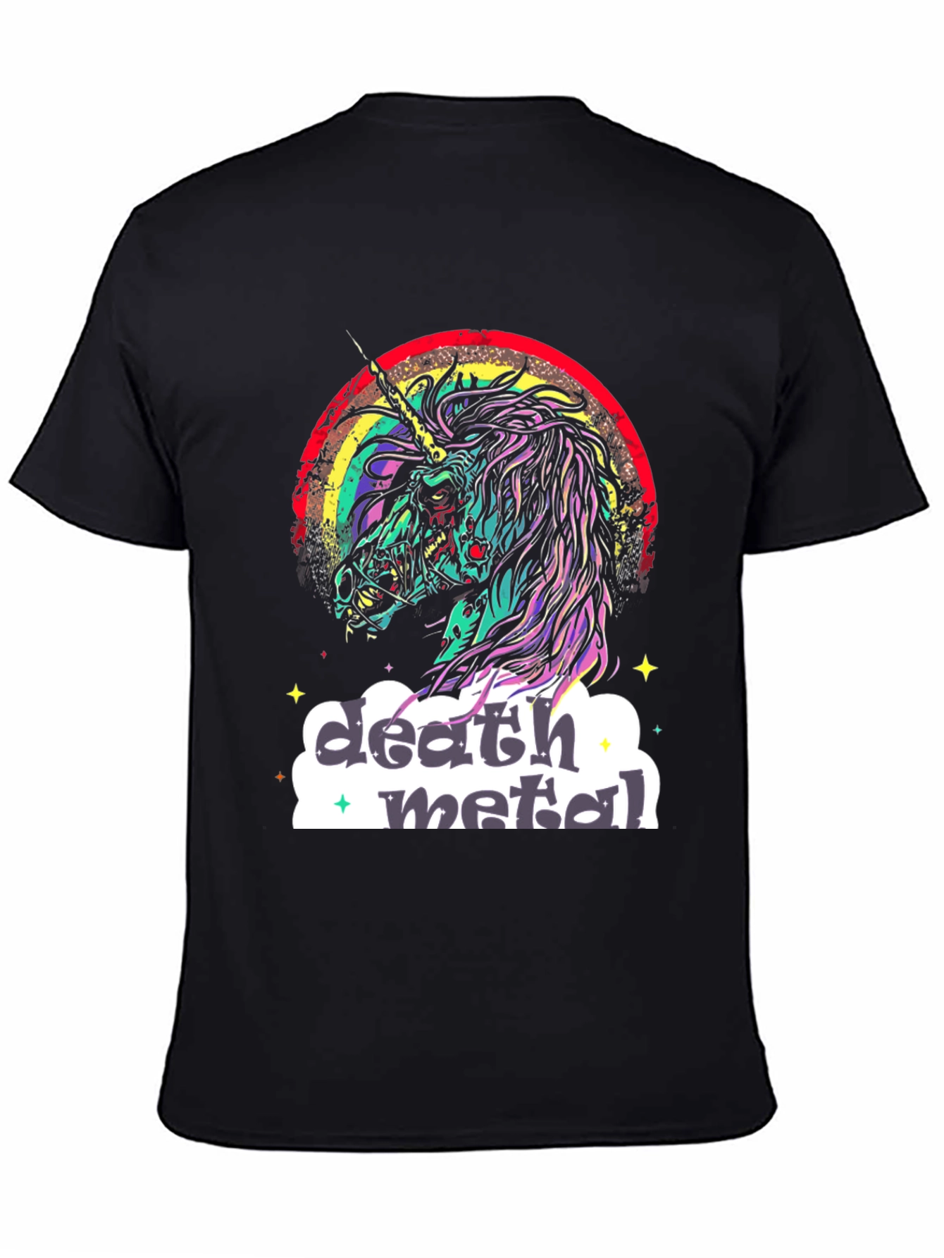 Death Metal Zombie Unicorn T-Shirt