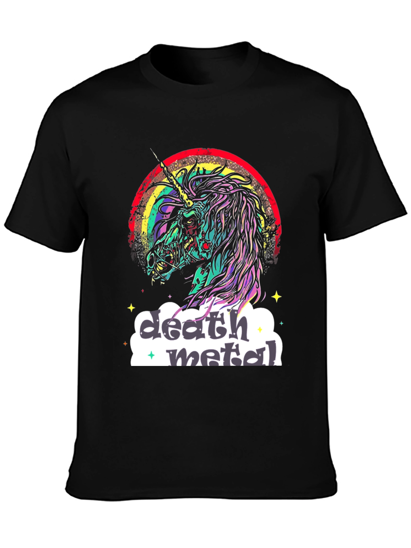 Death Metal Zombie Unicorn T-Shirt
