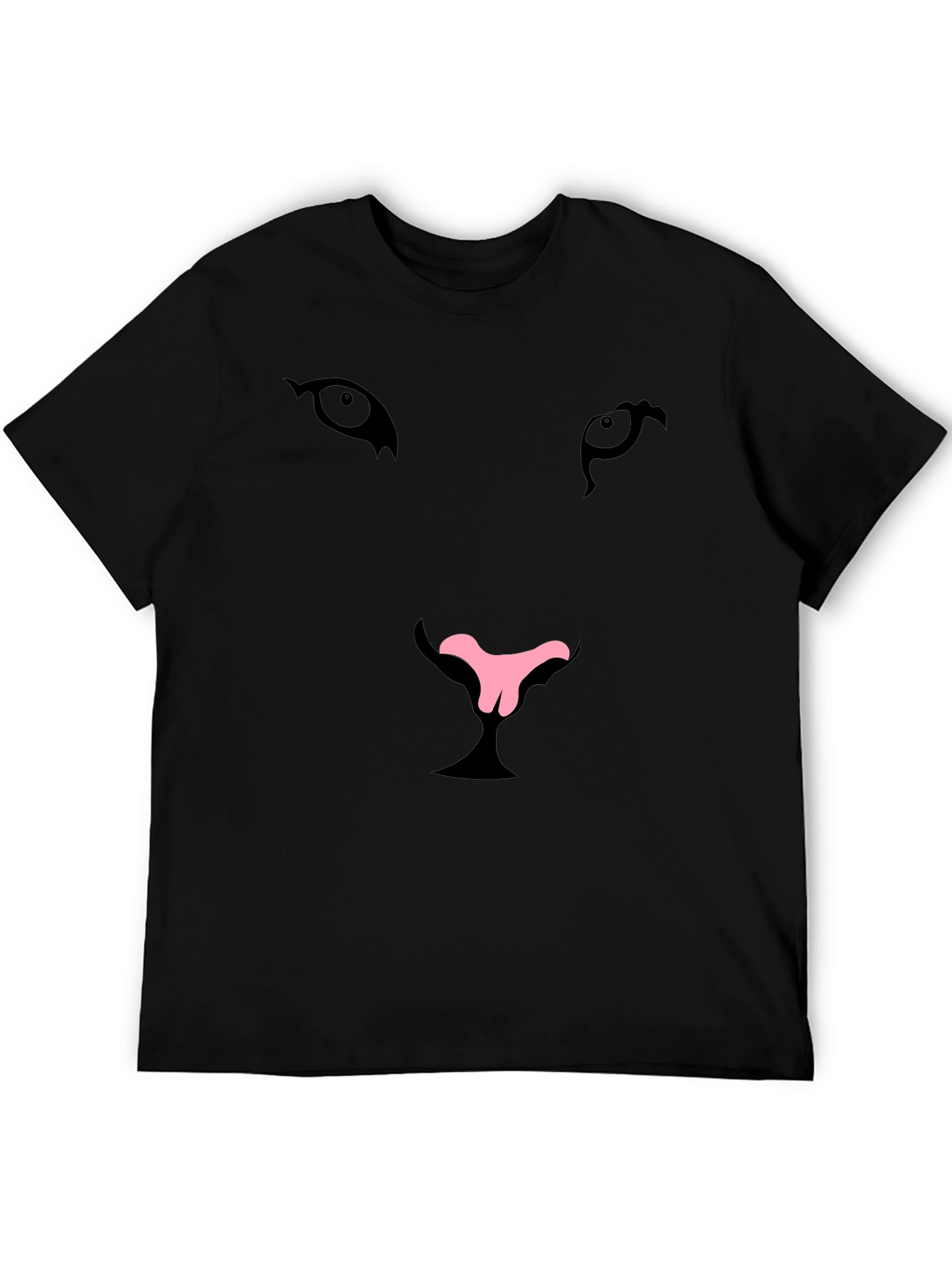 Cool Cat Face Graphic T-Shirt