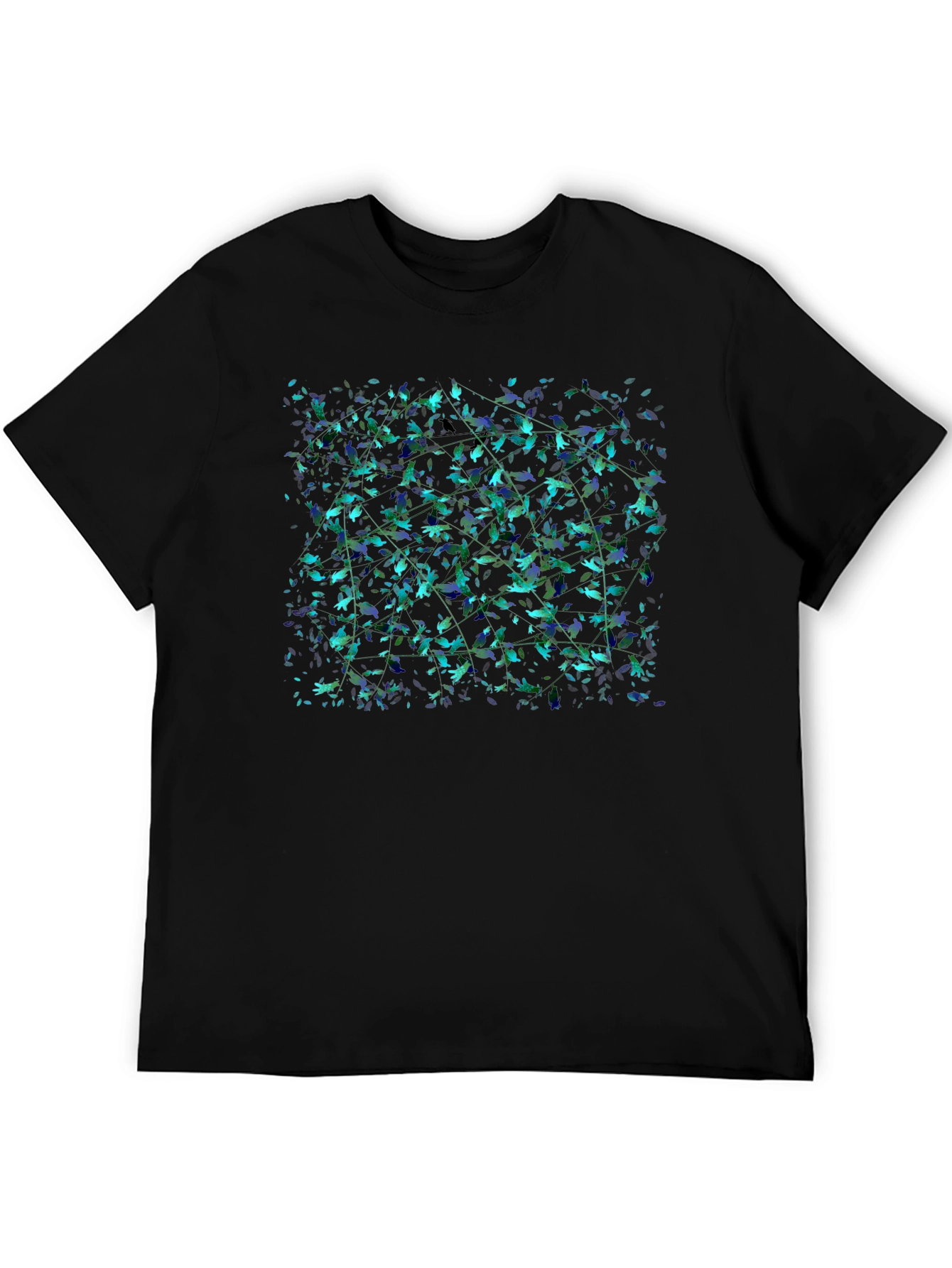 Nature Inspired Black T-Shirt