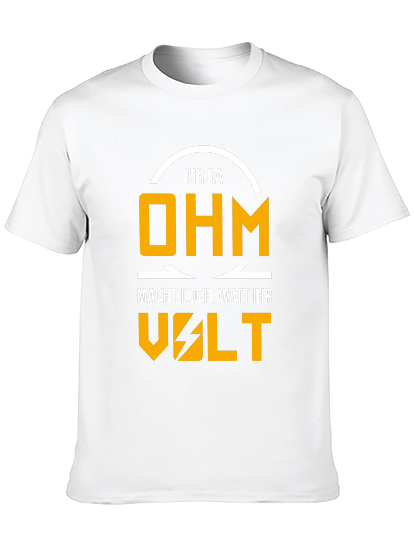 Electrical Humor Graphic T-Shirt - Ohm Volt Watt