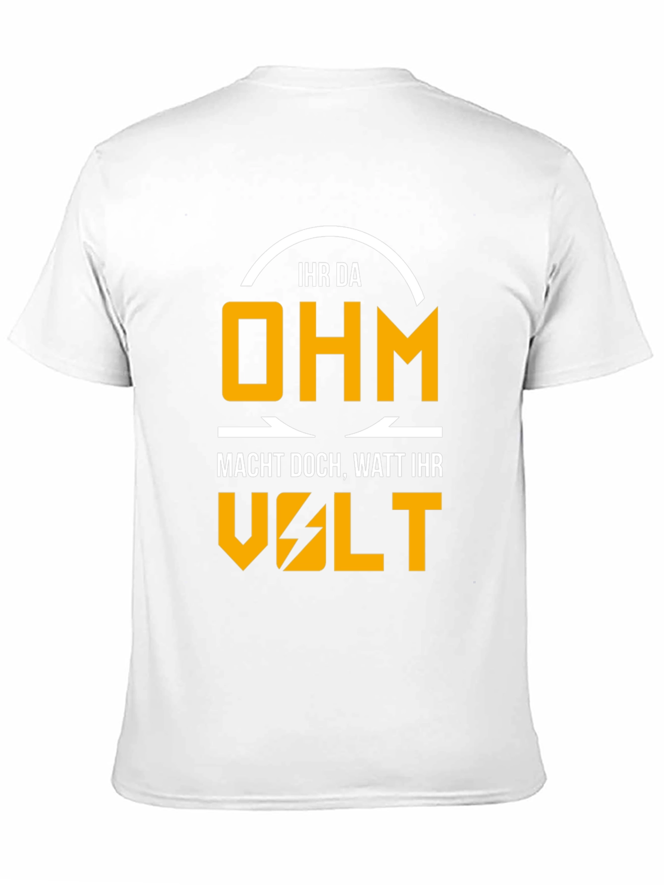 Electrical Humor Graphic T-Shirt - Ohm Volt Watt