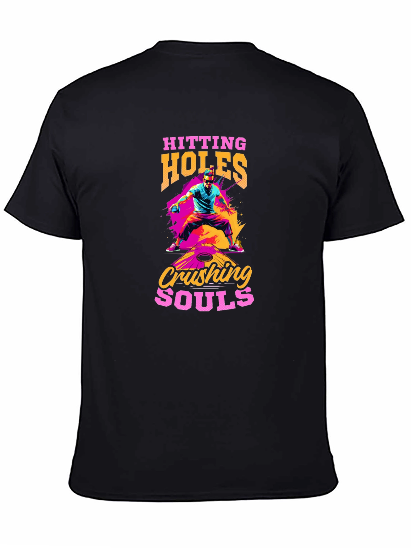 Hitting Holes Crushing Souls Black T-Shirt