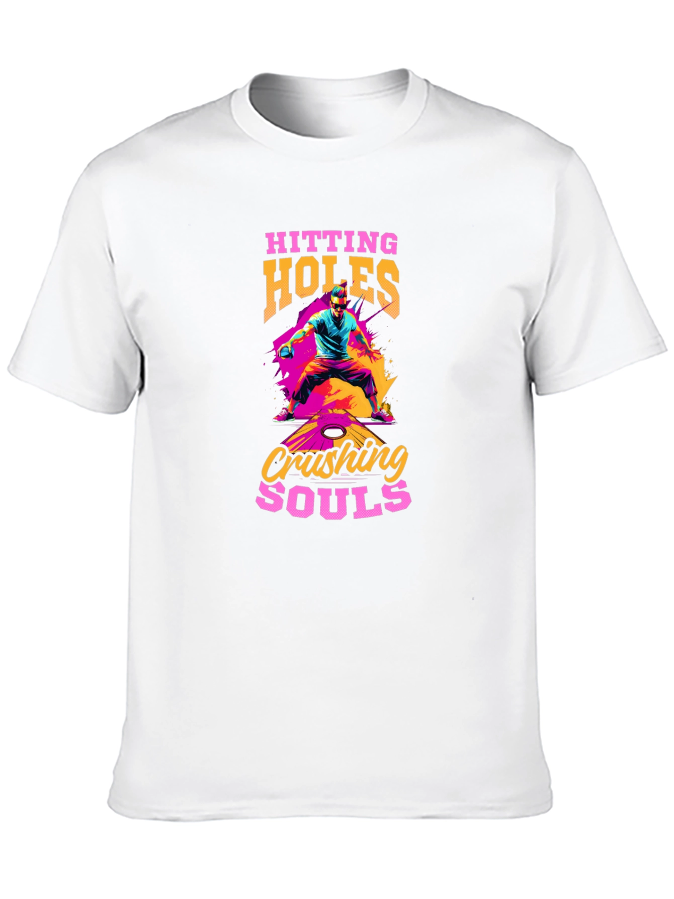 Hitting Holes Crushing Souls Black T-Shirt