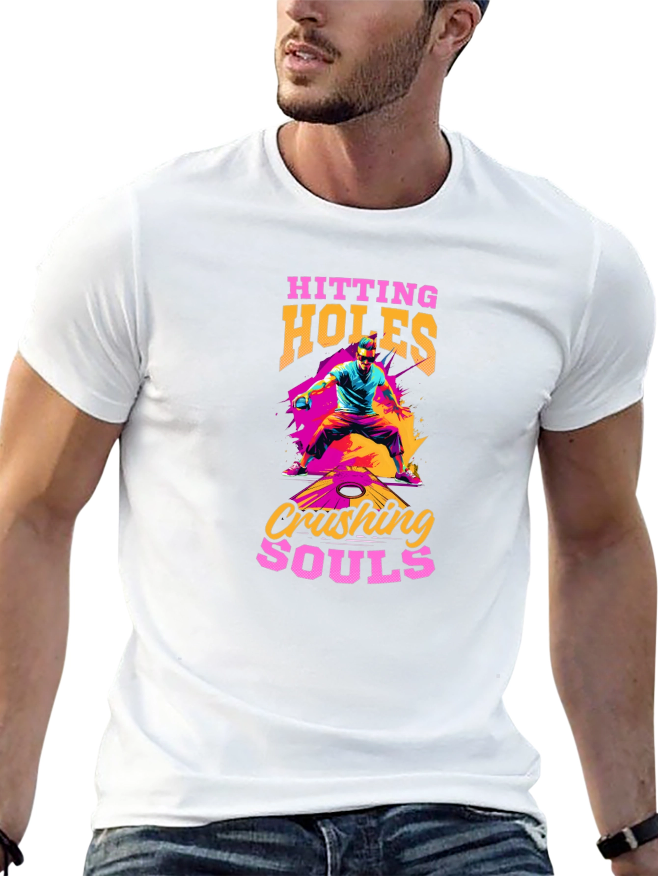 Hitting Holes Crushing Souls Black T-Shirt