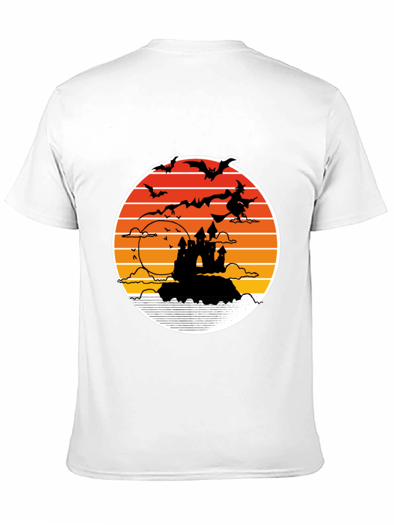 Halloween Witch Silhouette T-Shirt