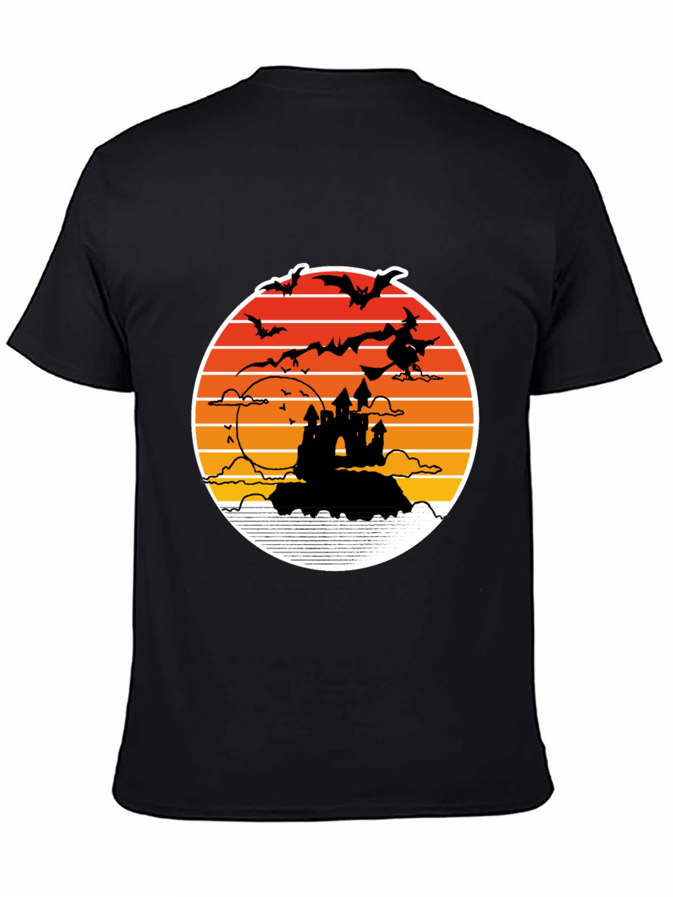 Halloween Witch Silhouette T-Shirt