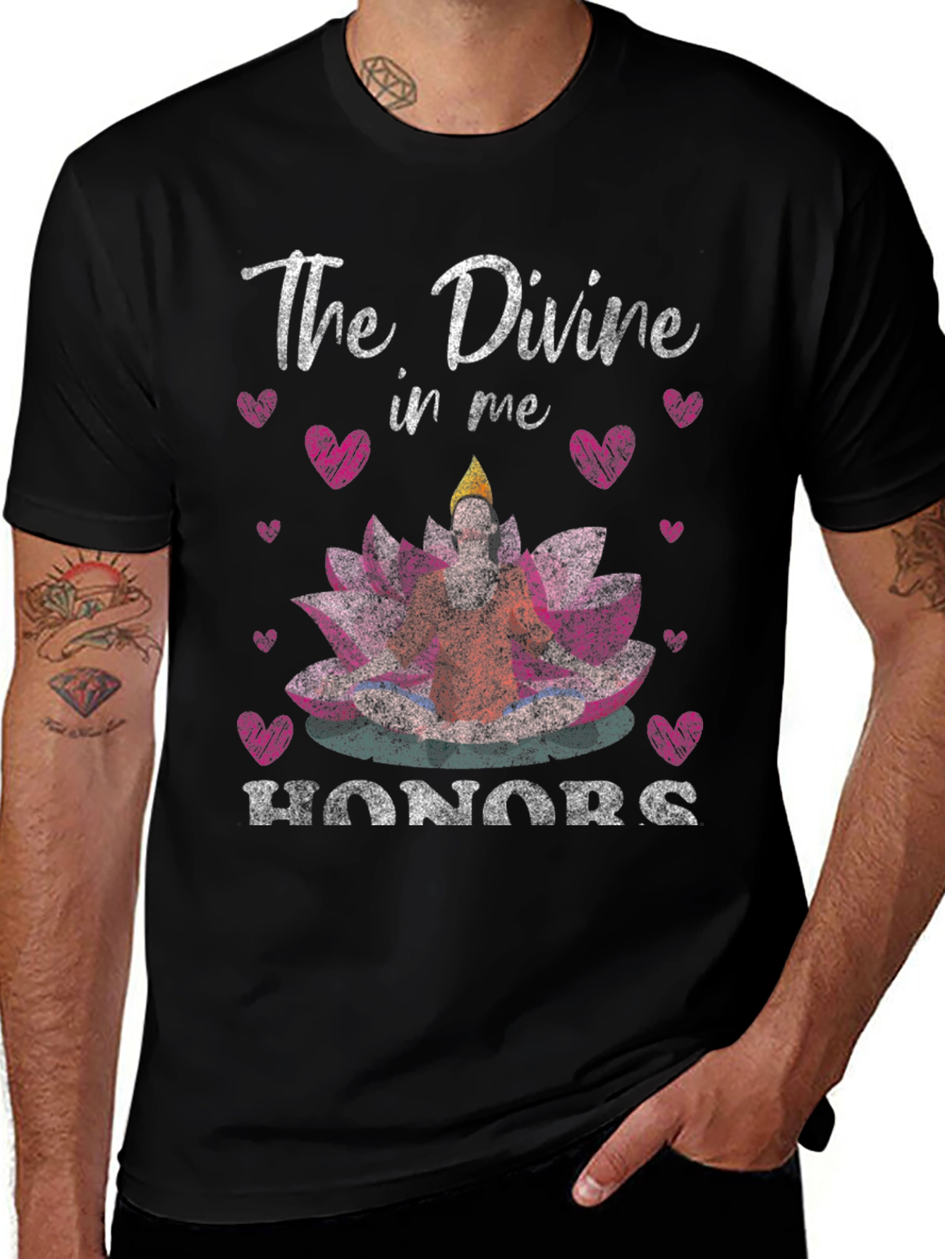 Divine Within Lotus Graphic Tee