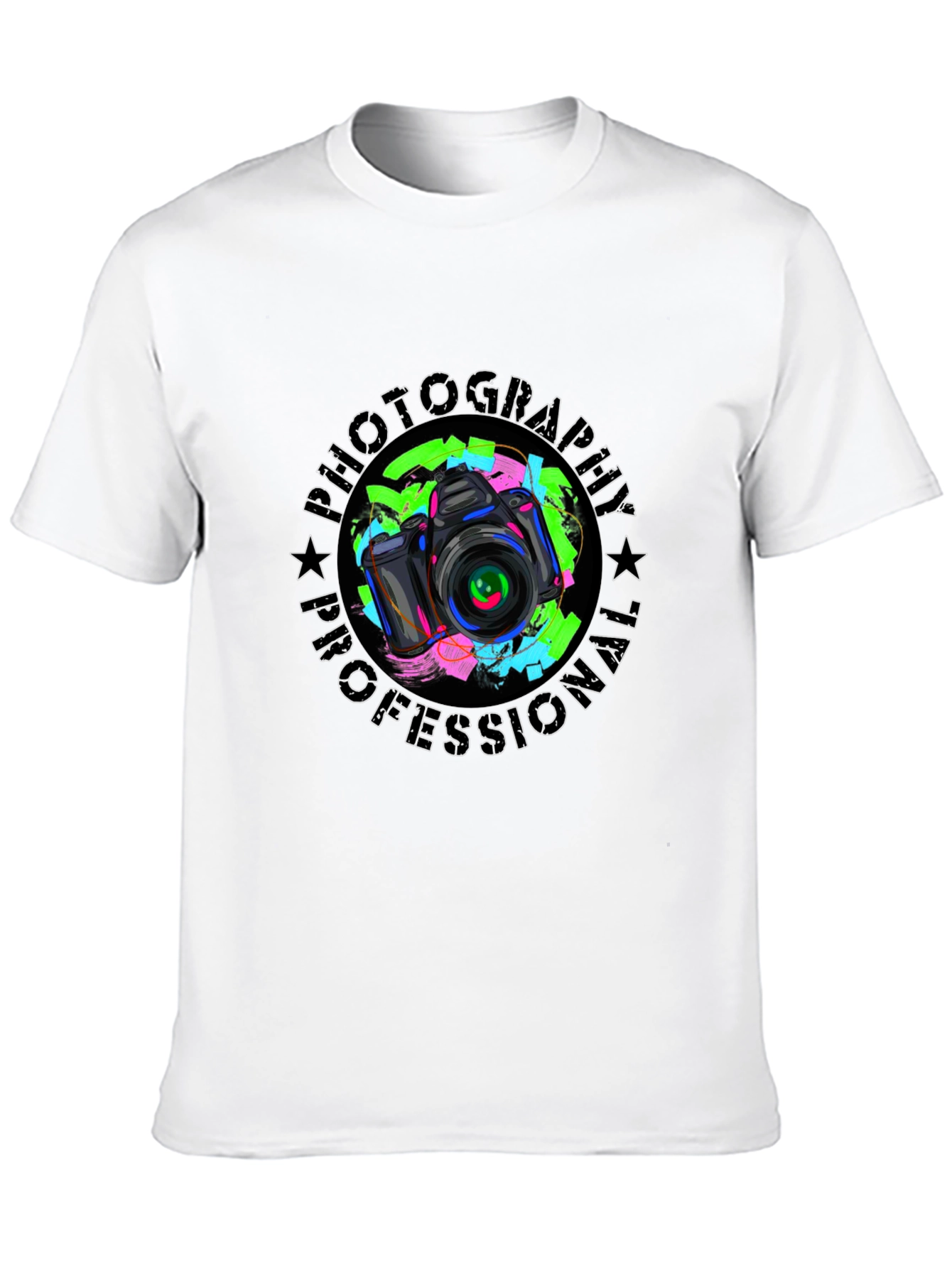 Photography Professional T-Shirt - Camera Graphic Tee