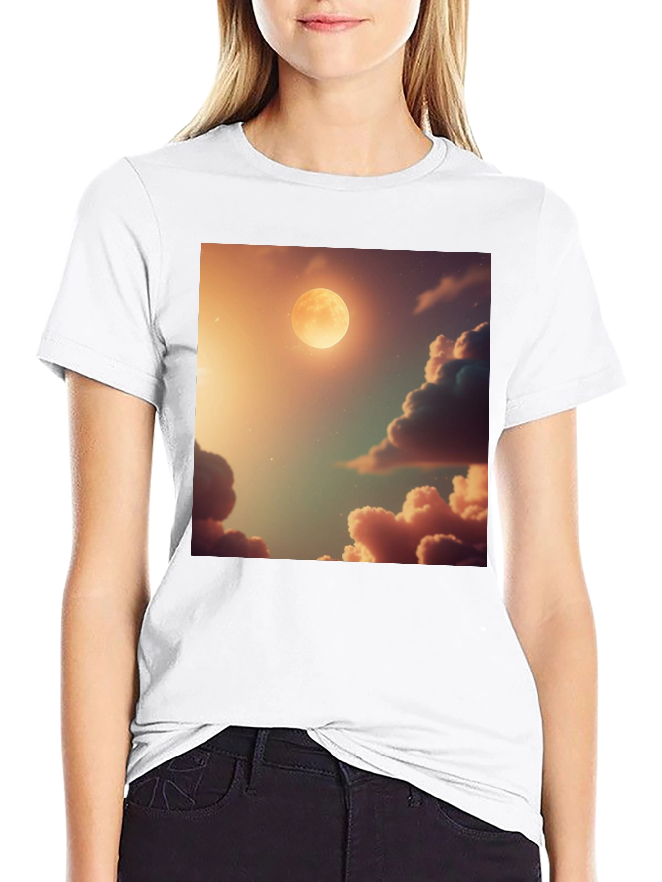 Moonlit Dreams Tee - Celestial Comfort