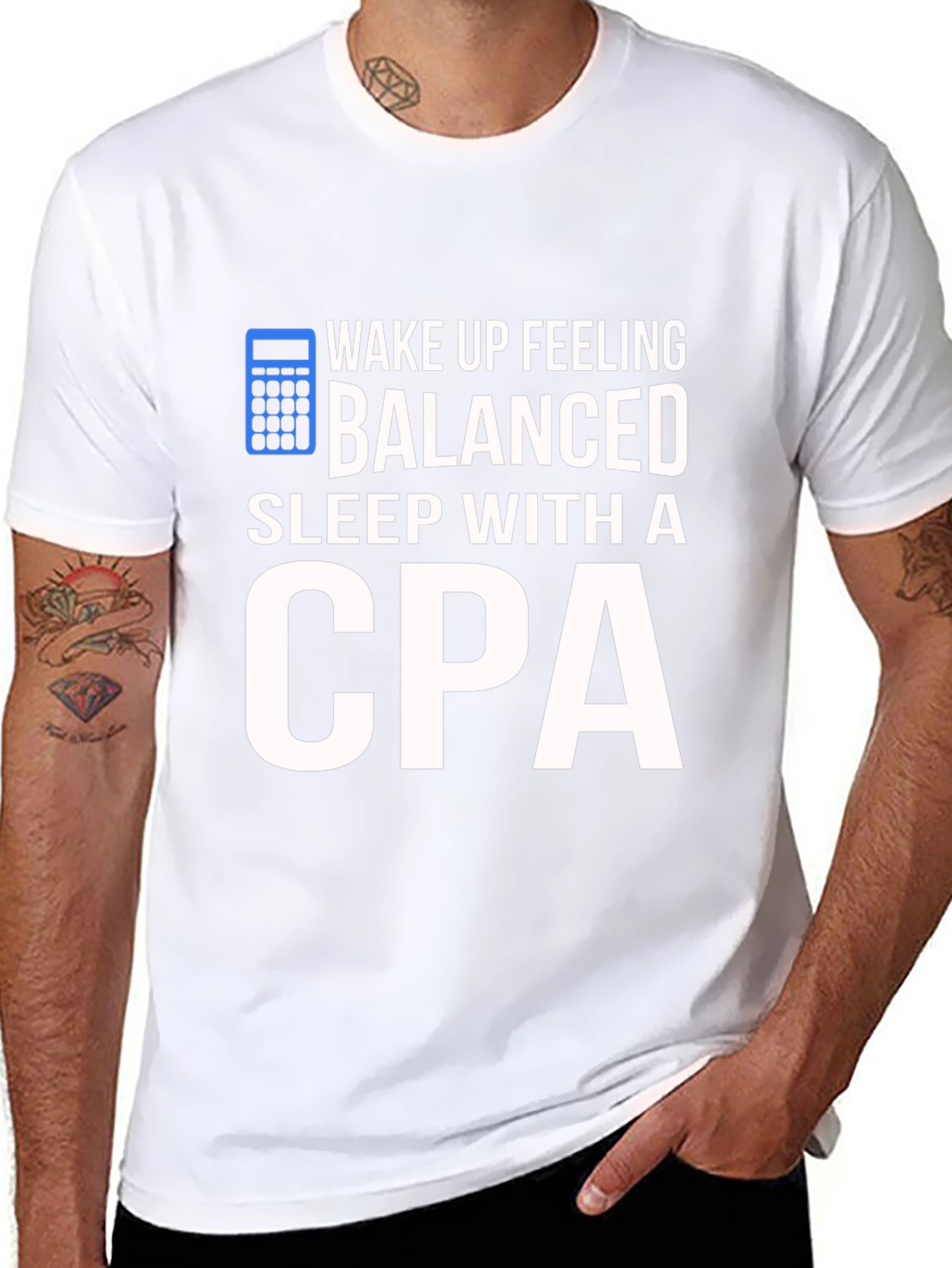 Balanced CPA T-Shirt: Funny Accountant Gift