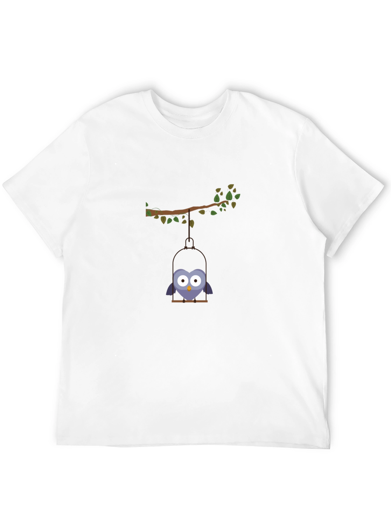 Cute Cartoon Birdcage Graphic Tee