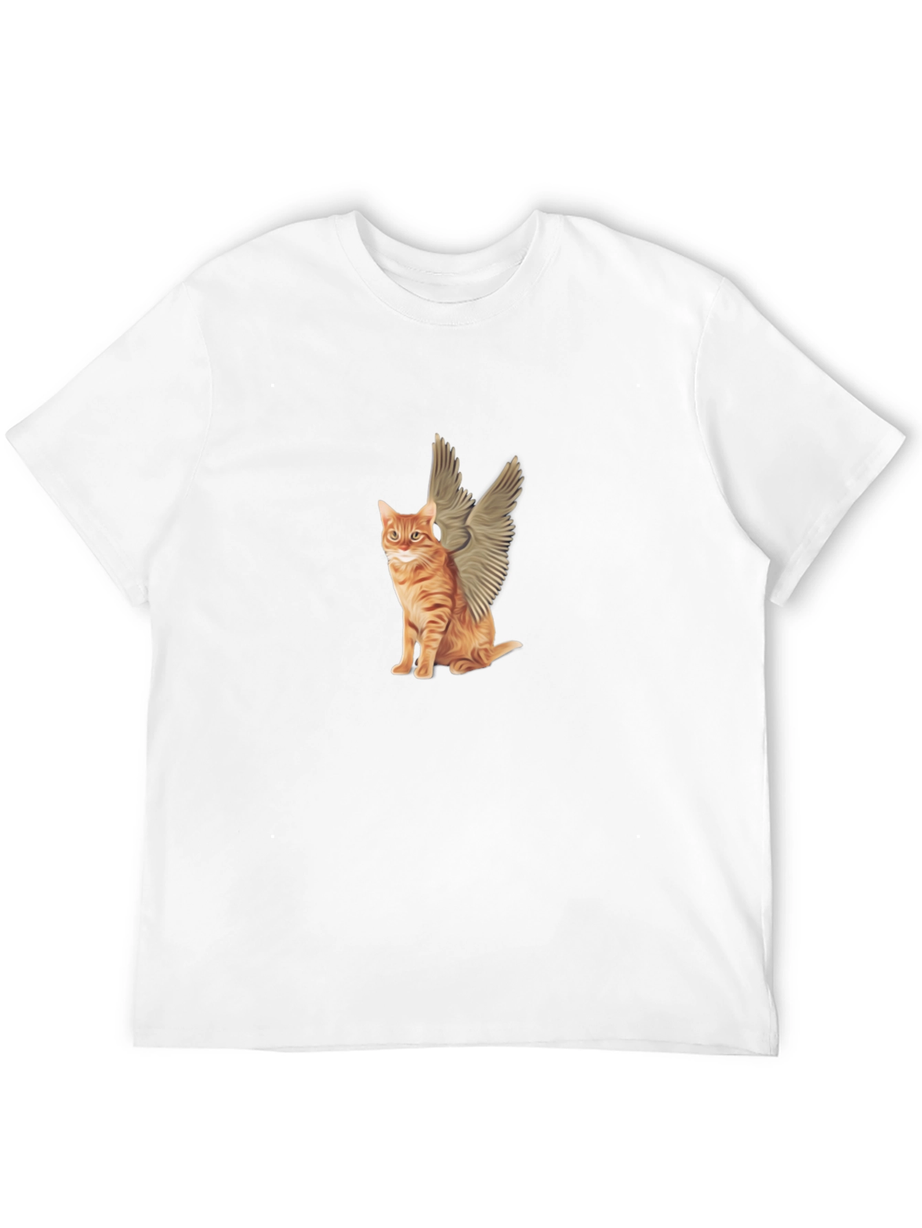 Cat Angel Graphic T-Shirt - Cute & Unique Design