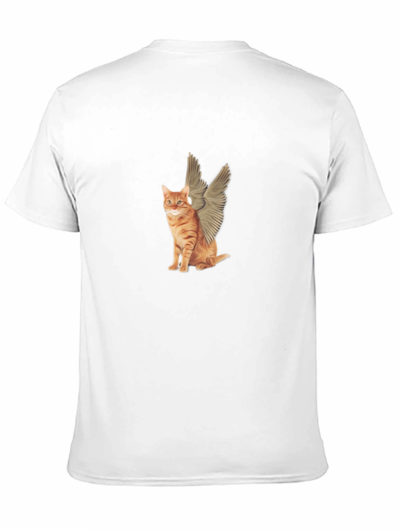 Cat Angel Graphic T-Shirt - Cute & Unique Design