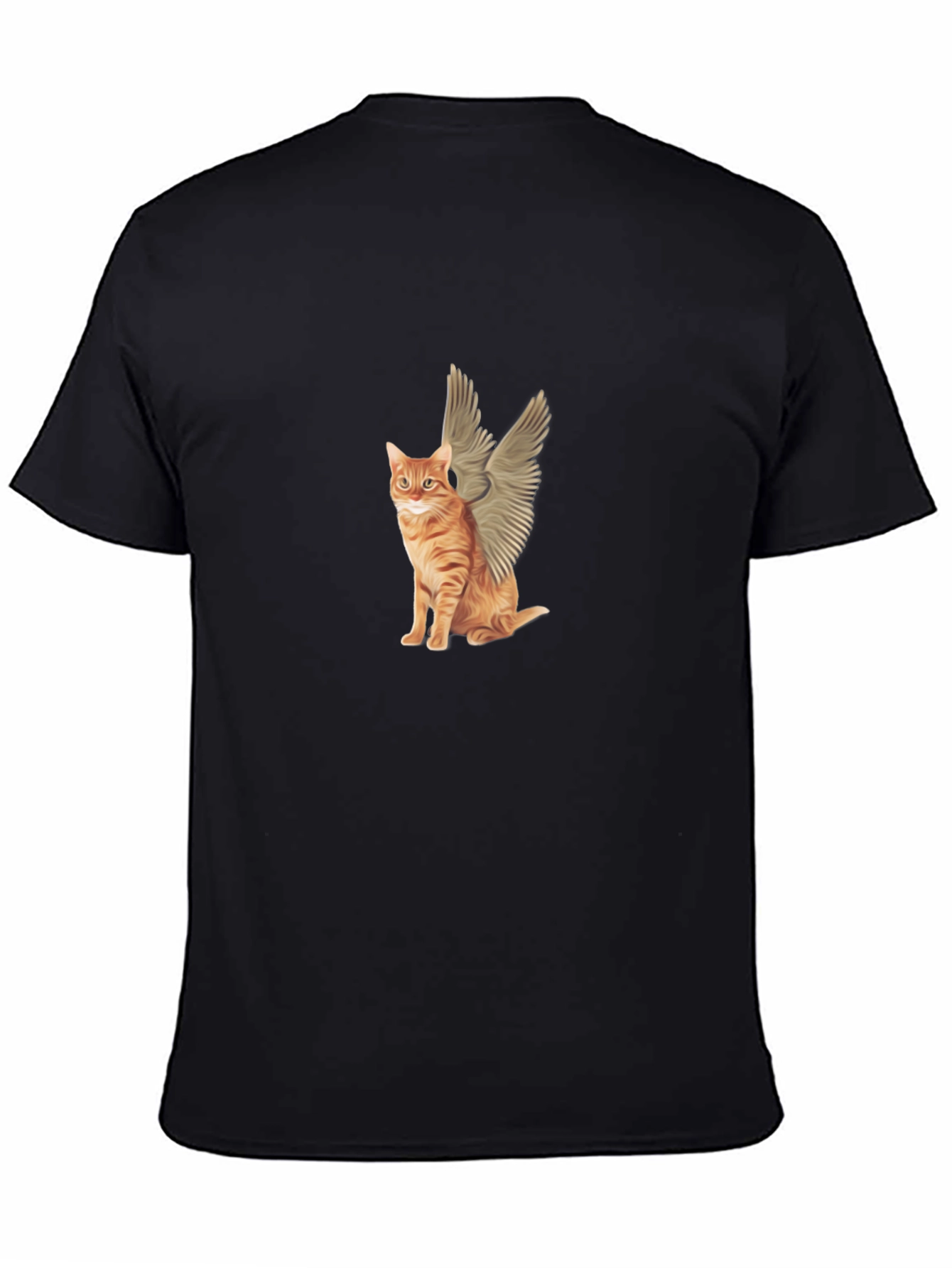 Cat Angel Graphic T-Shirt - Cute & Unique Design