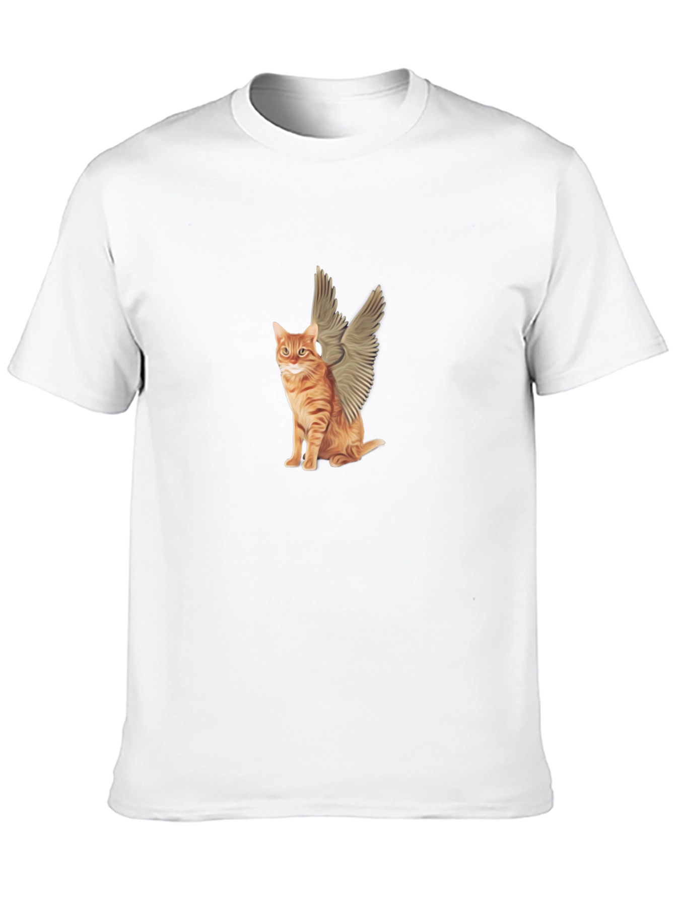 Cat Angel Graphic T-Shirt - Cute & Unique Design