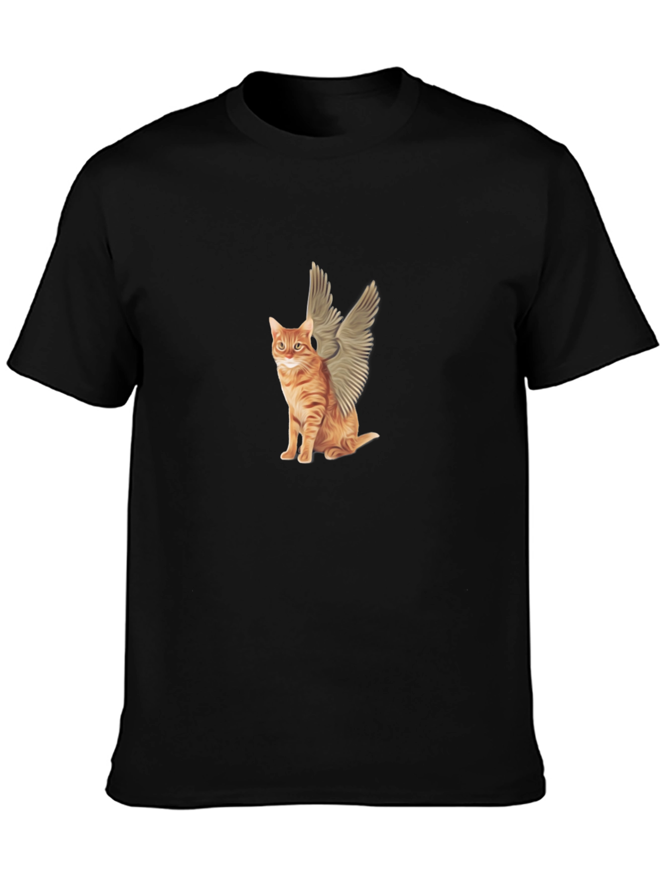Cat Angel Graphic T-Shirt - Cute & Unique Design