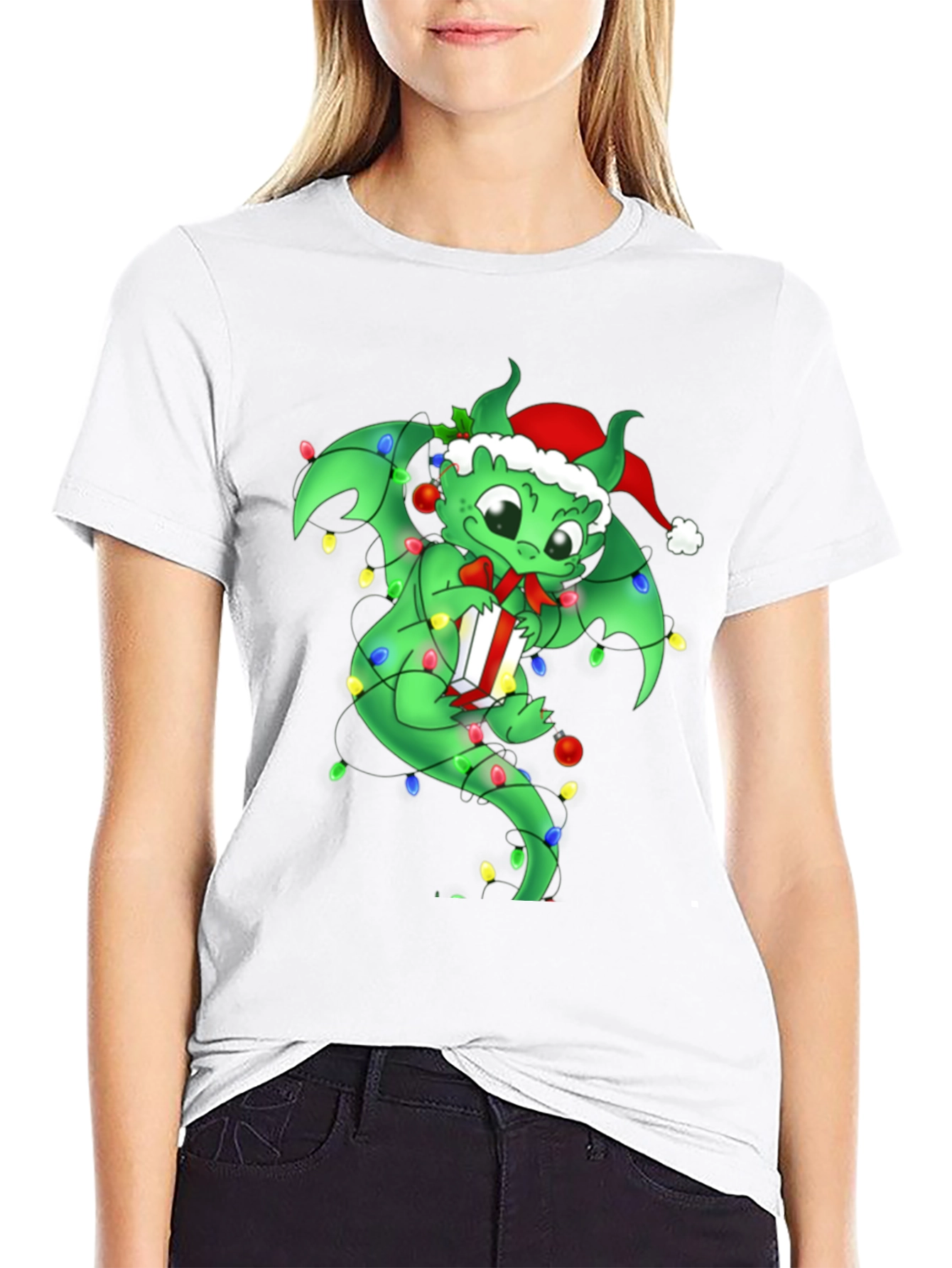 Festive Dragon Christmas T-Shirt