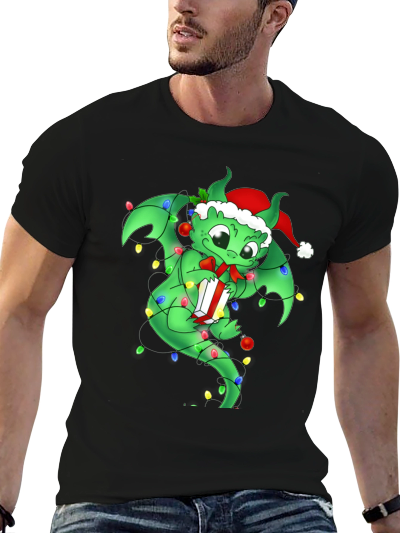 Festive Dragon Christmas T-Shirt