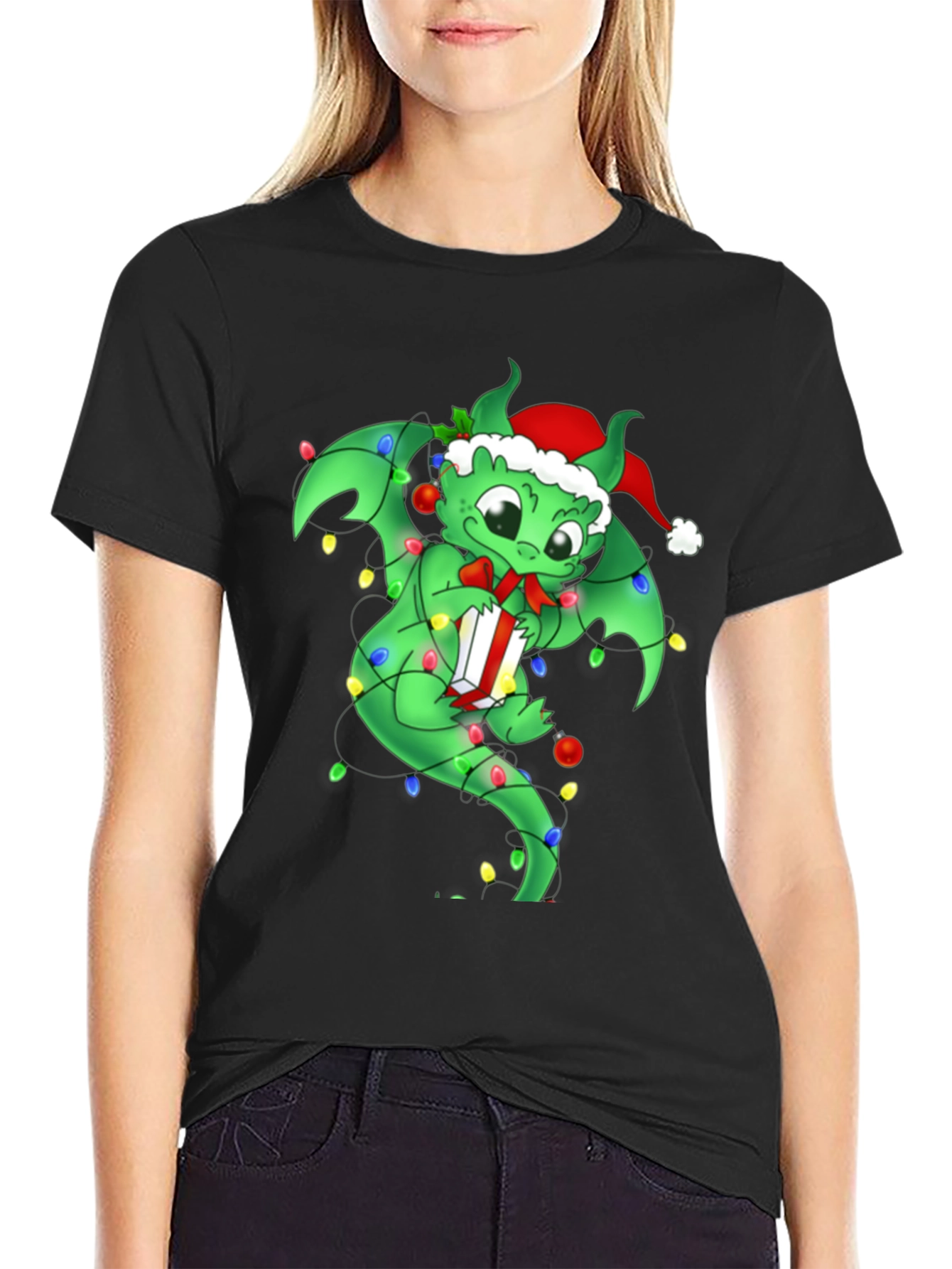 Festive Dragon Christmas T-Shirt