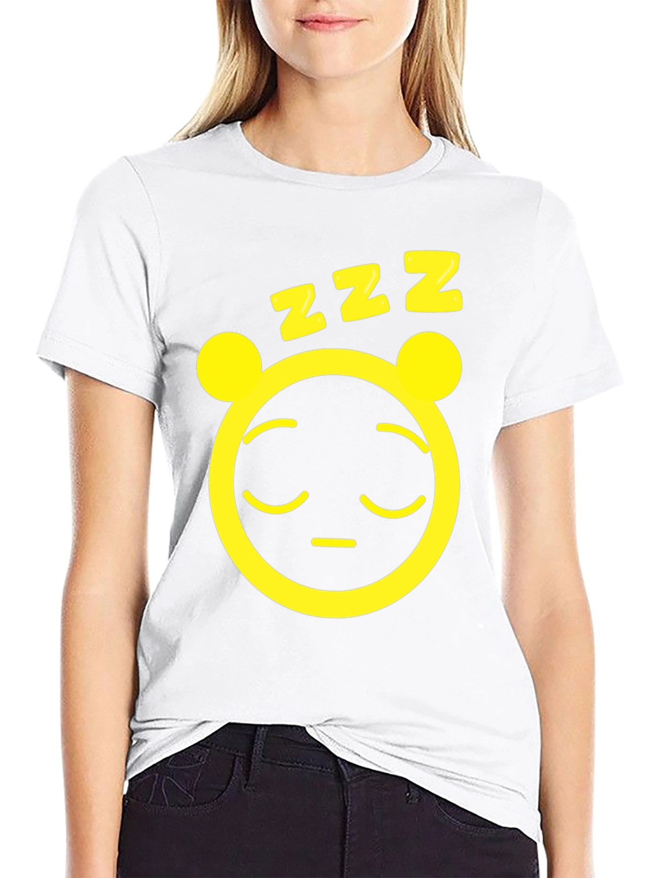 Sleepy Panda Graphic Tee - Mens Black T-Shirt