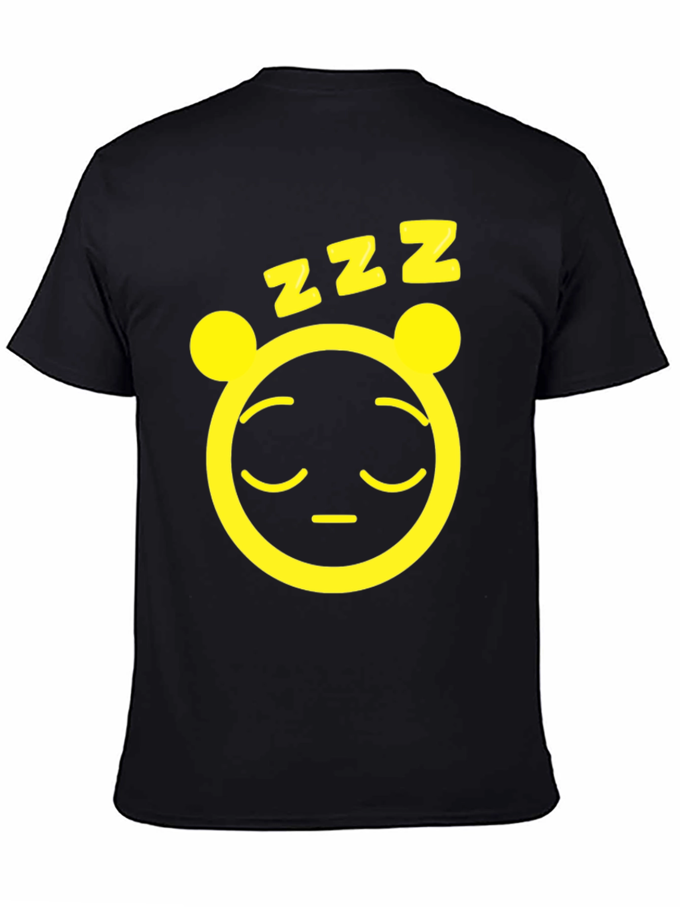 Sleepy Panda Graphic Tee - Mens Black T-Shirt