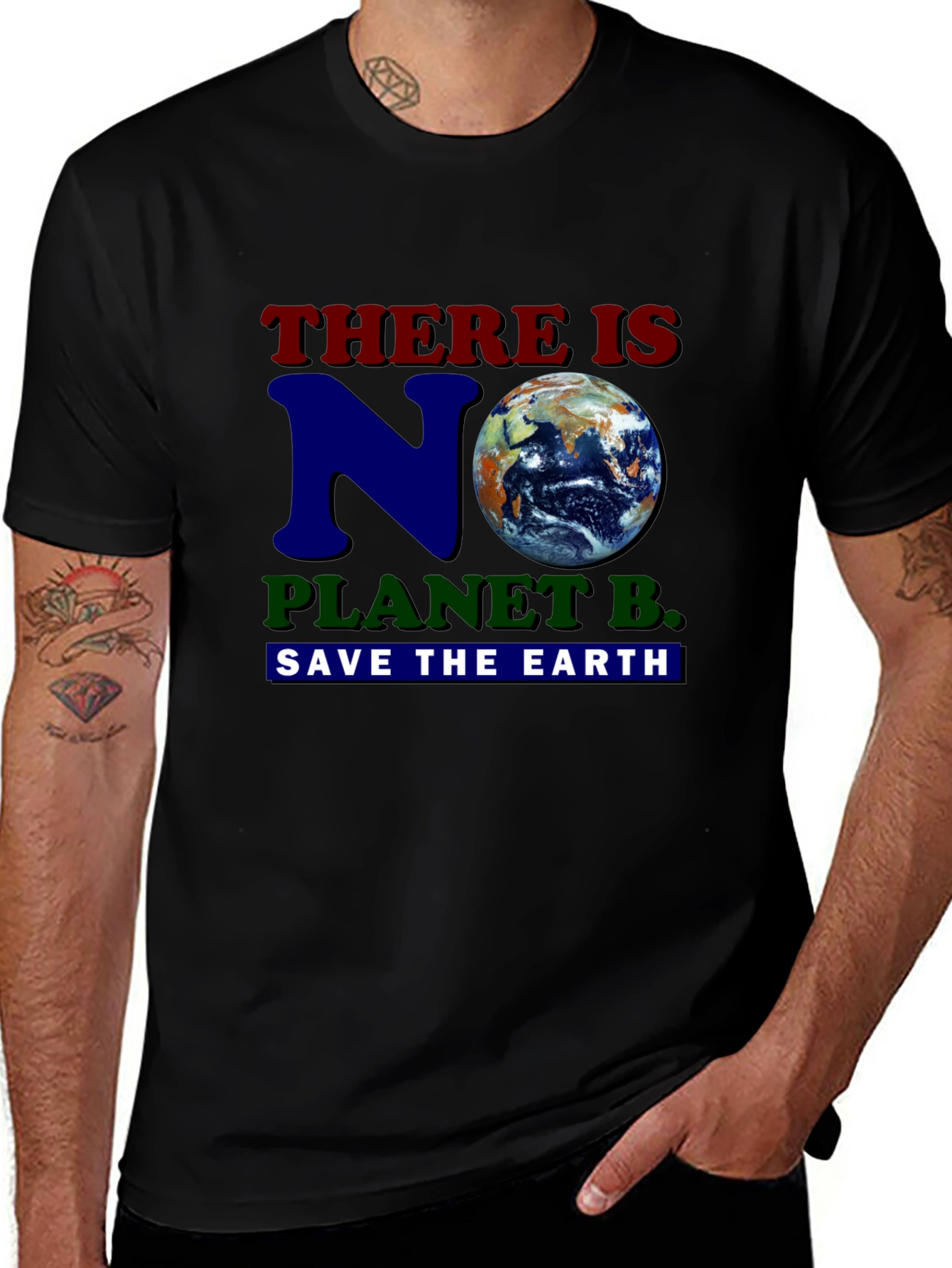 No Planet B Earth Save Environment Graphic Tee