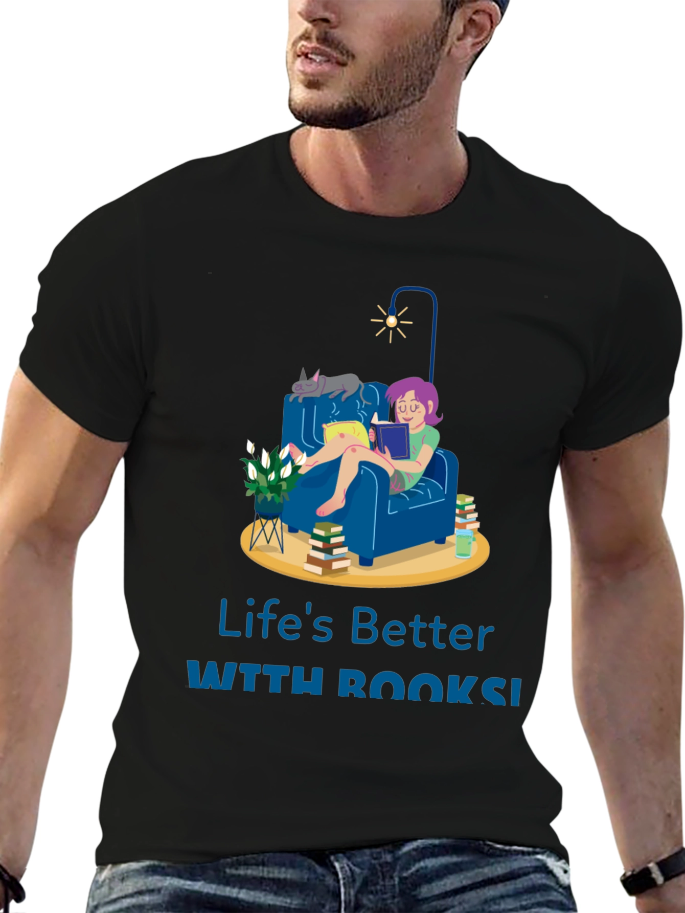 Lifes Better with Books T-Shirt