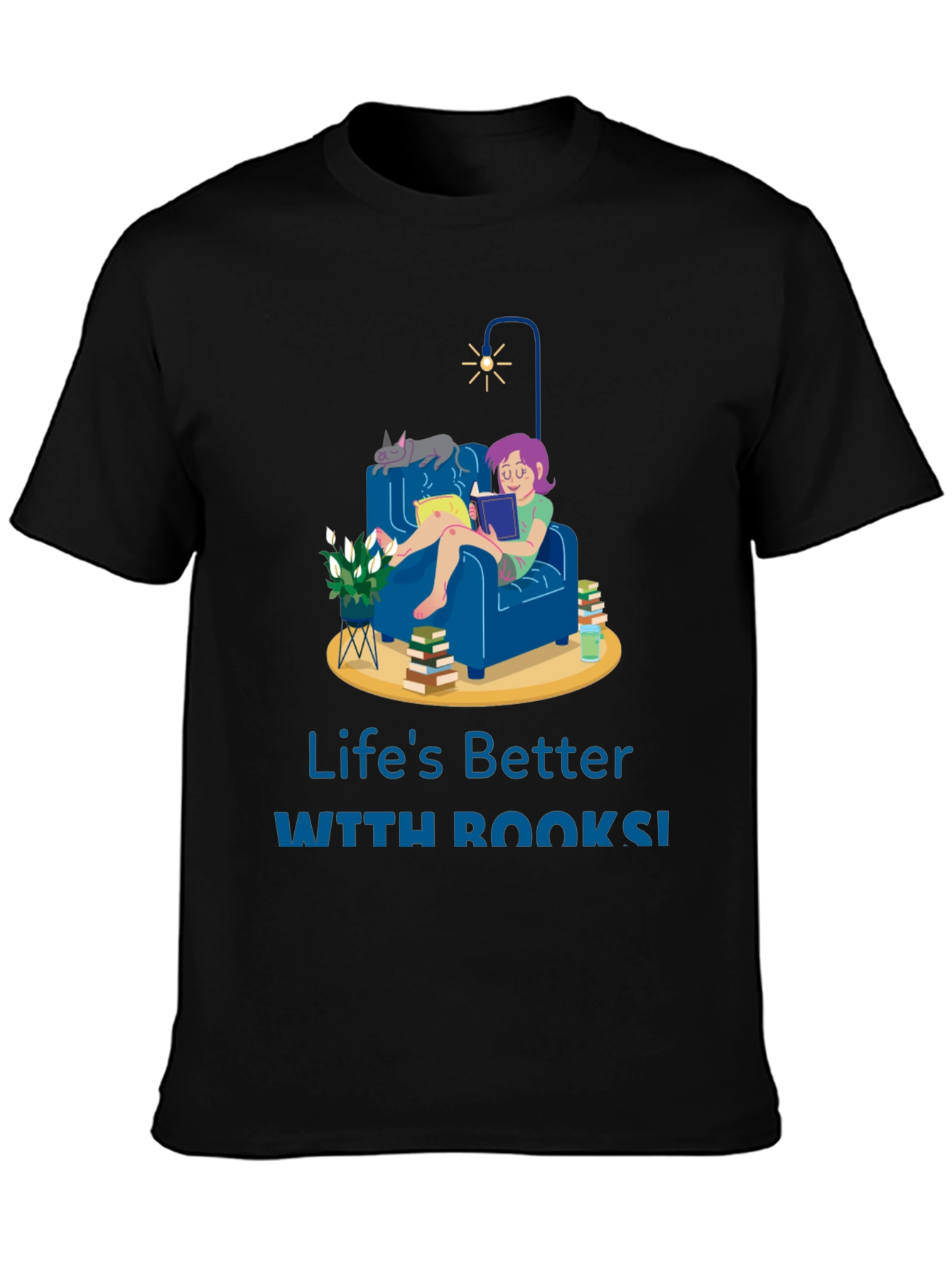 Lifes Better with Books T-Shirt