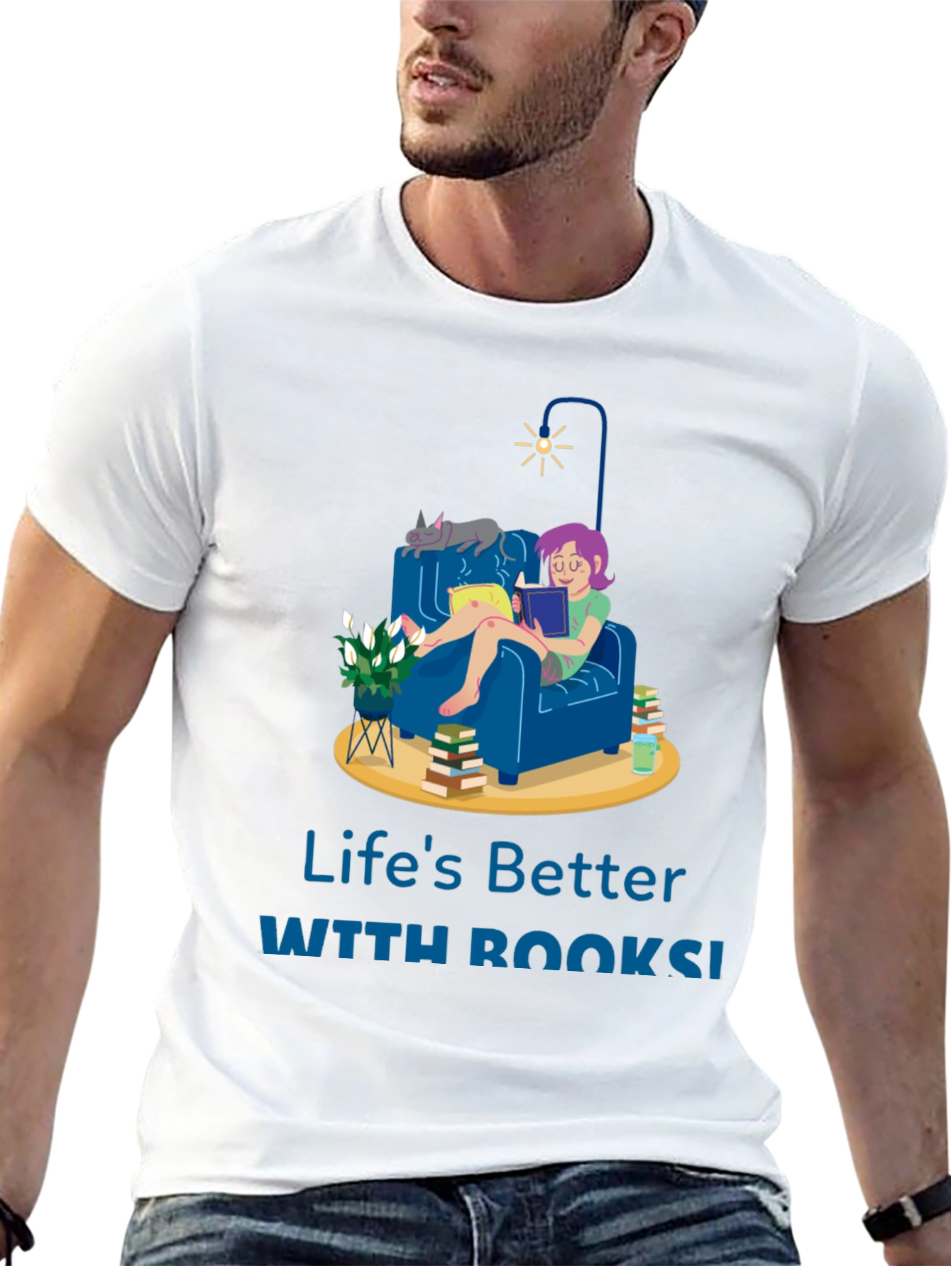 Lifes Better with Books T-Shirt
