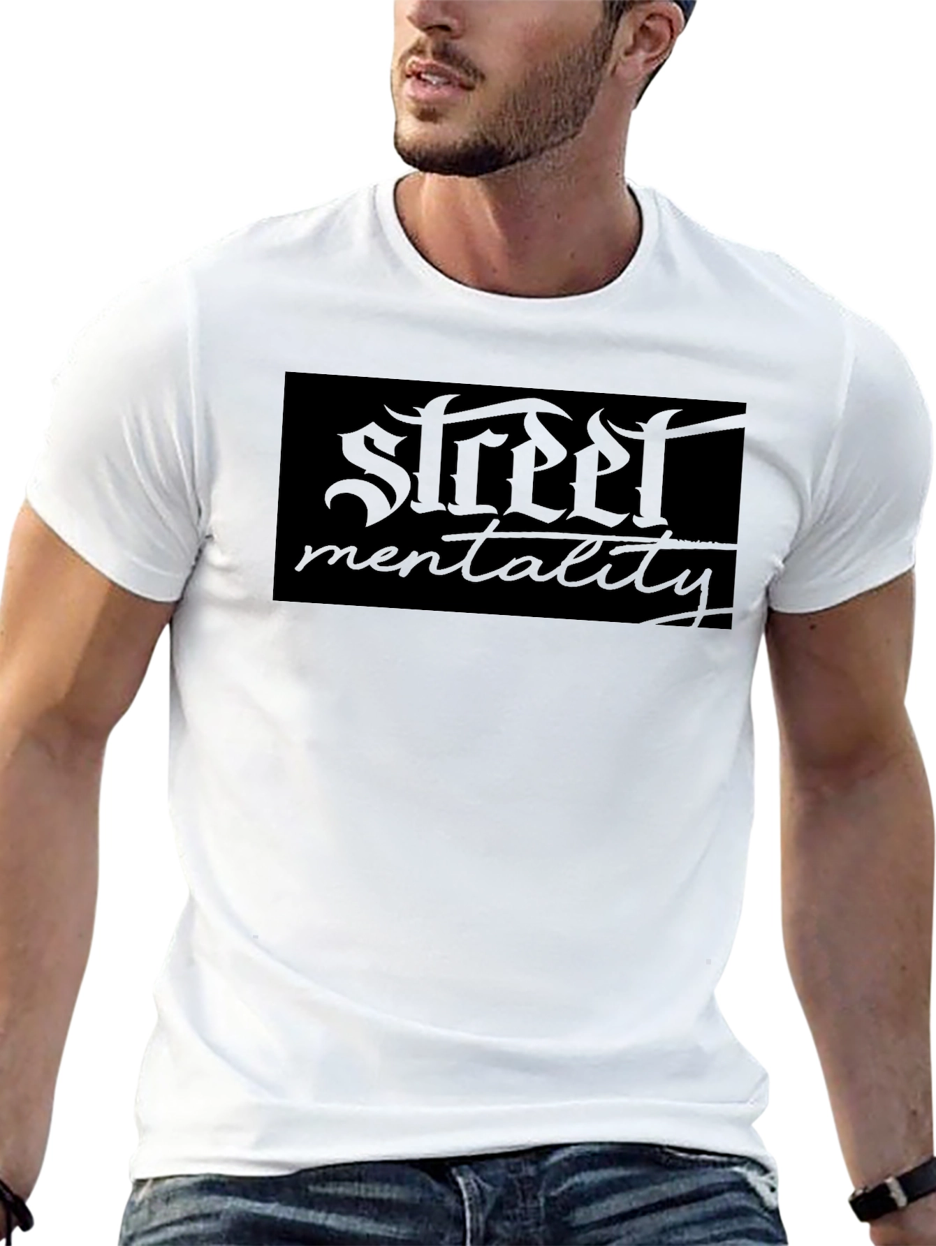 Street Mentality Black Graphic Tee